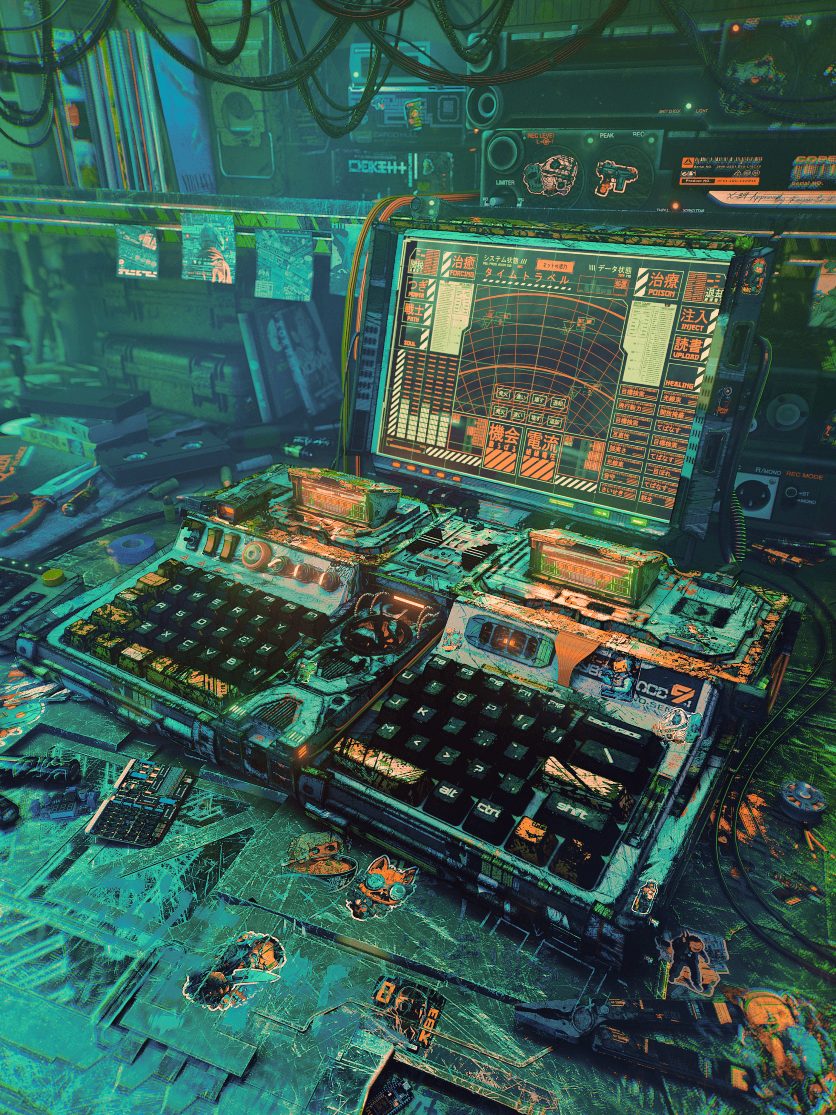 Cyberpunk origin: Devices lost in the future — Изображение №16 — 3D, Анимация на Dprofile
