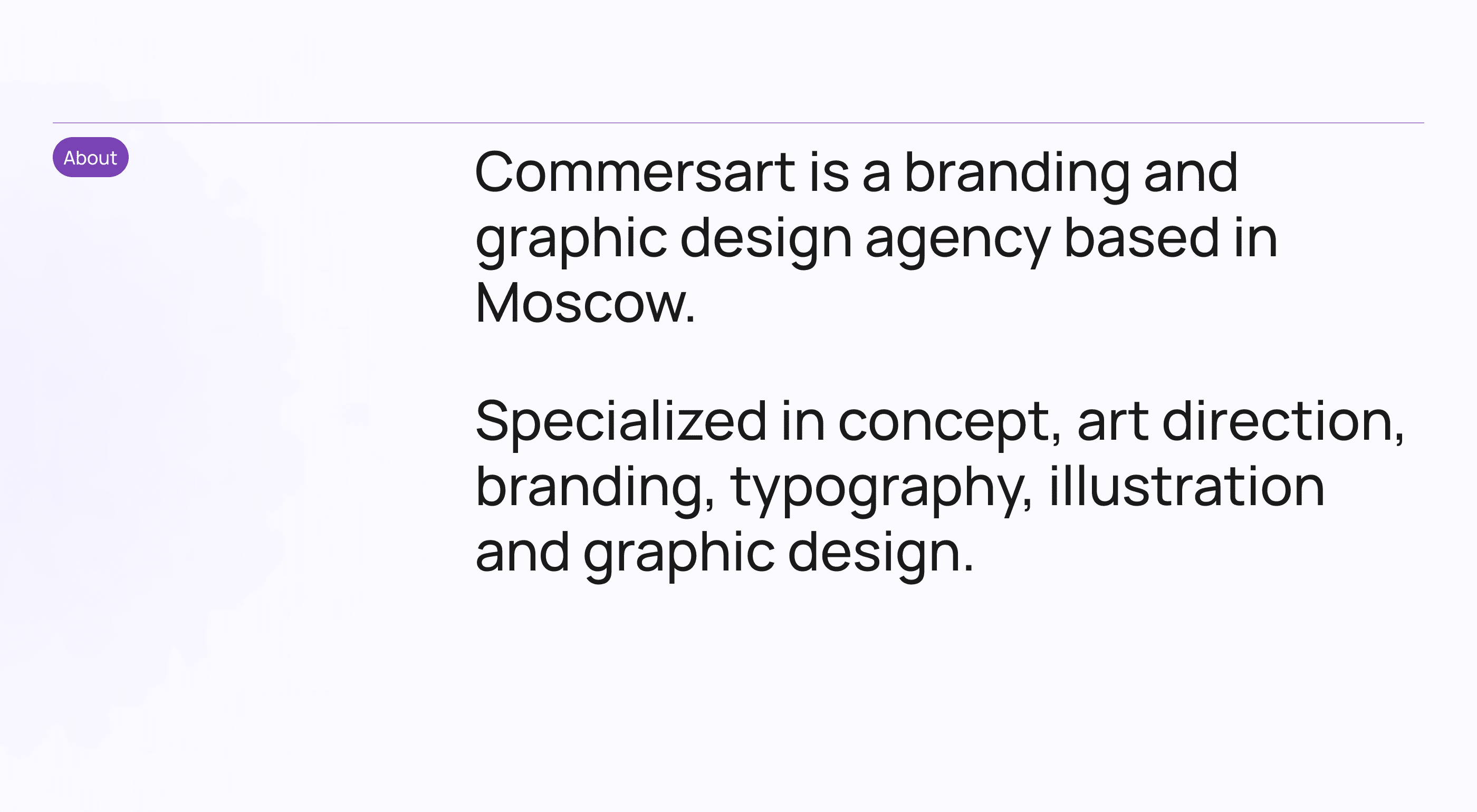 Commersart - Branding Agency — Изображение №2 — Интерфейсы на Dprofile