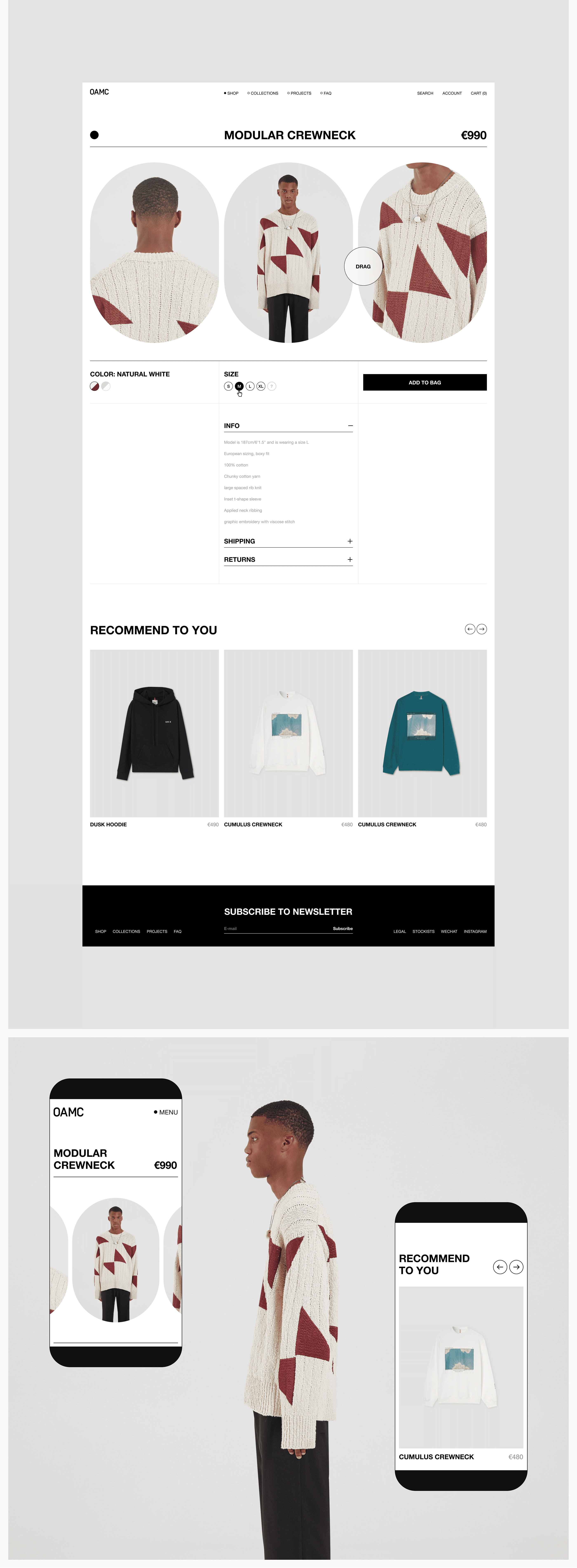 OAMC - redesign concept — Изображение №6 — Интерфейсы на Dprofile