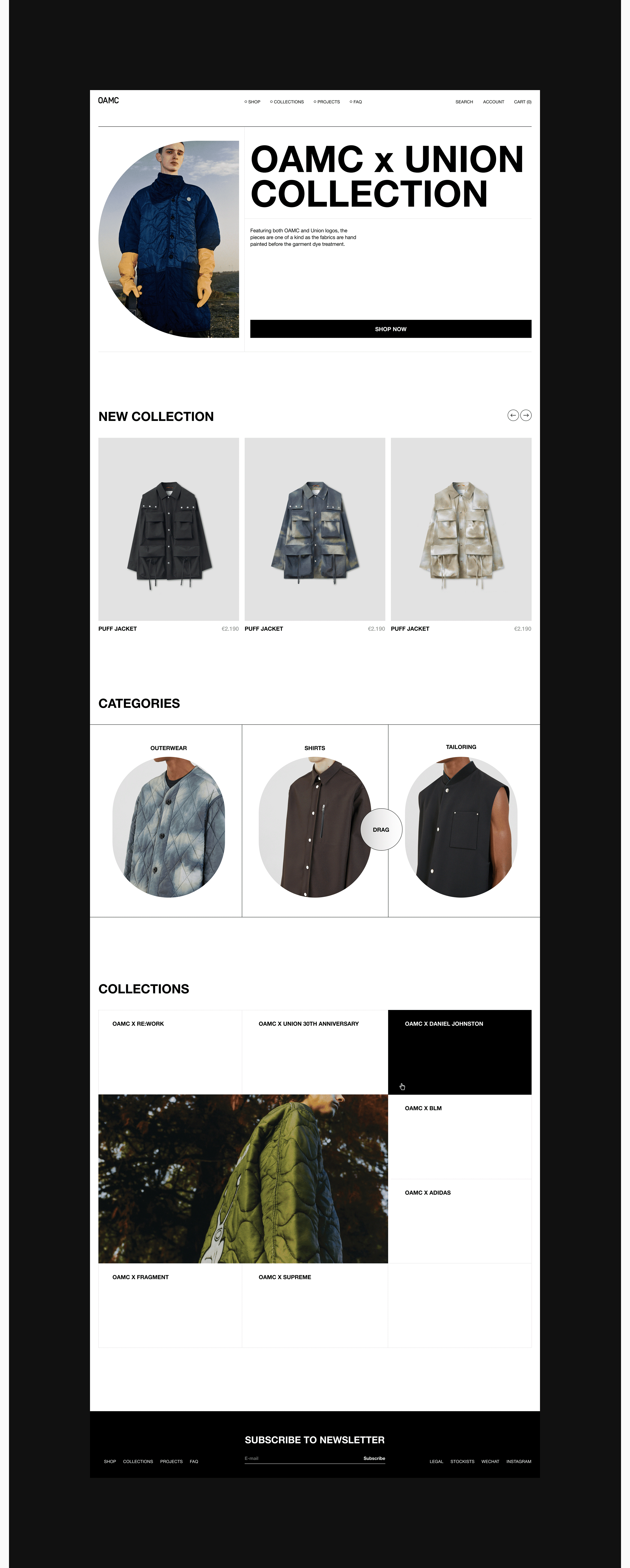 OAMC - redesign concept — Изображение №3 — Интерфейсы на Dprofile