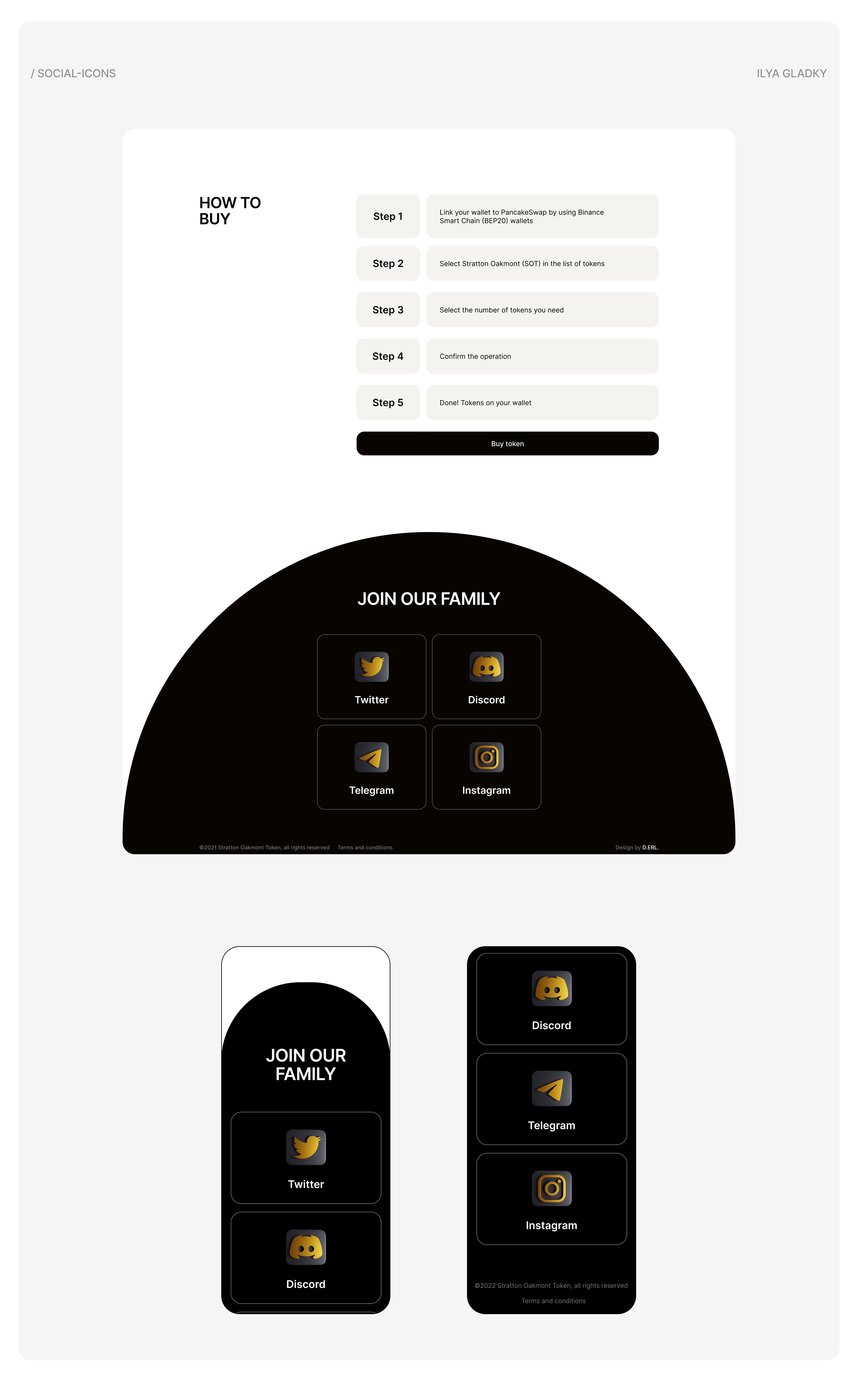Stratton Oakmont Token — Изображение №5 — Интерфейсы на Dprofile