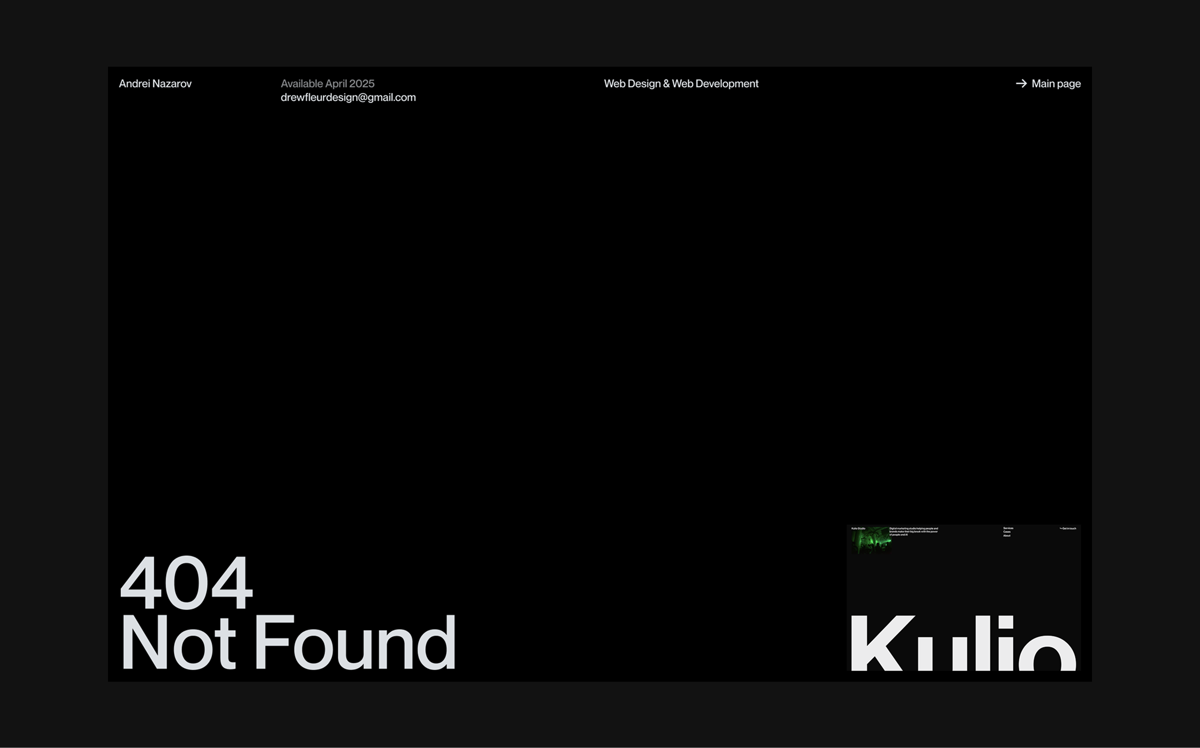 Andrei Nazarov — Personal website — Изображение №5 — Интерфейсы на Dprofile