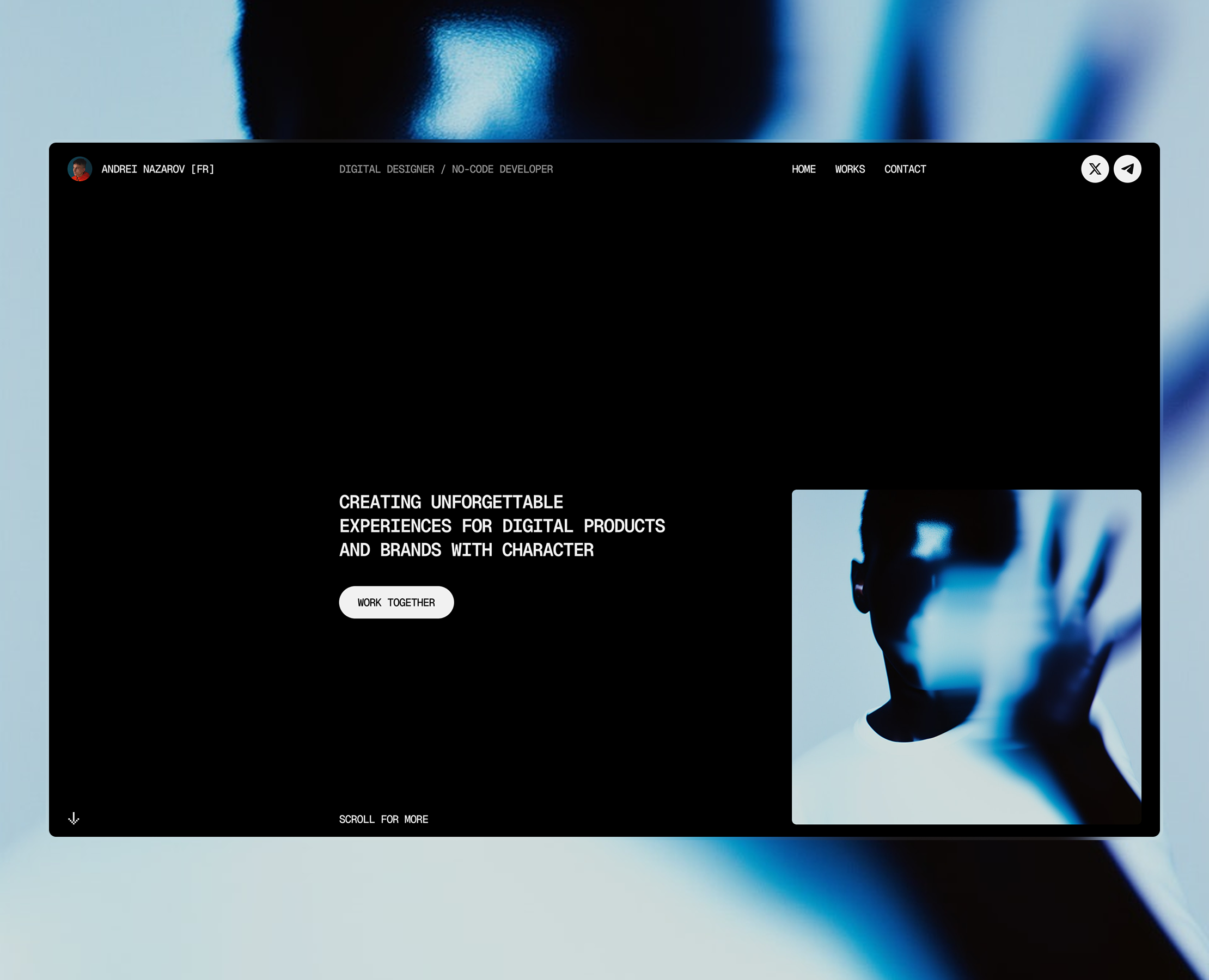 Designer/Dev Portfolio на Dprofile