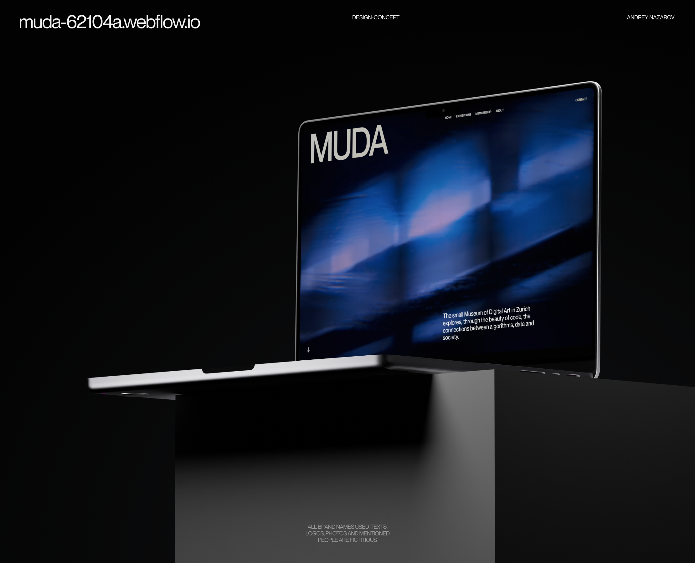 Muda — музей цифрового искусства — Изображение №1 — Интерфейсы на Dprofile