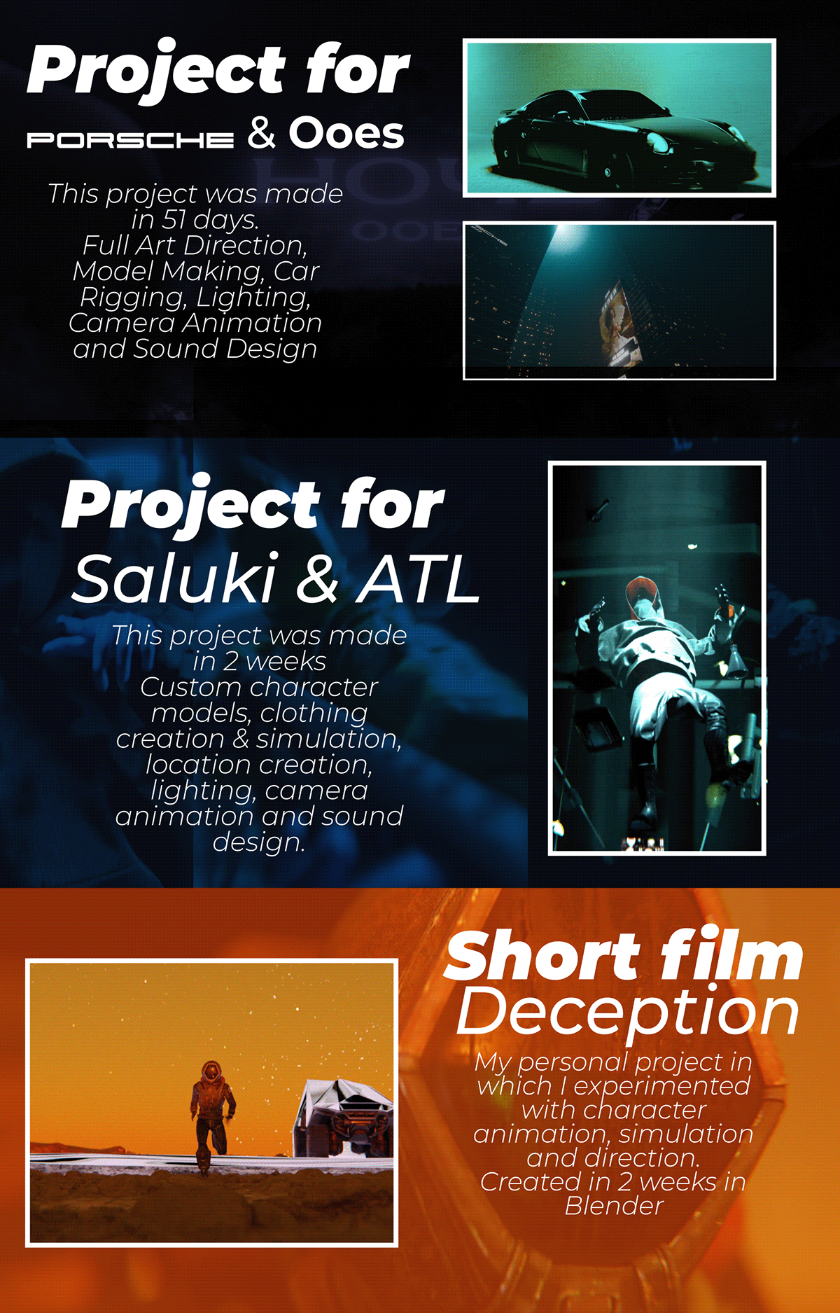 2024 SHOWREEL / Efim Maximov — Изображение №2 — 3D на Dprofile