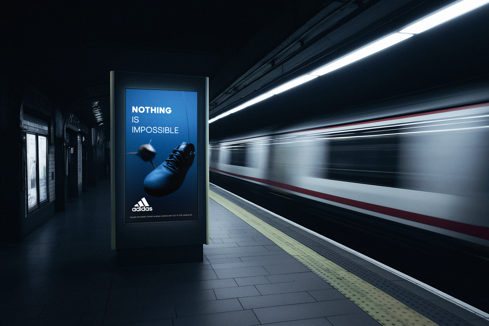 ADIDAS - NOTHING IS IMPOSSIBLE — Изображение №5 — Брендинг, Анимация на Dprofile