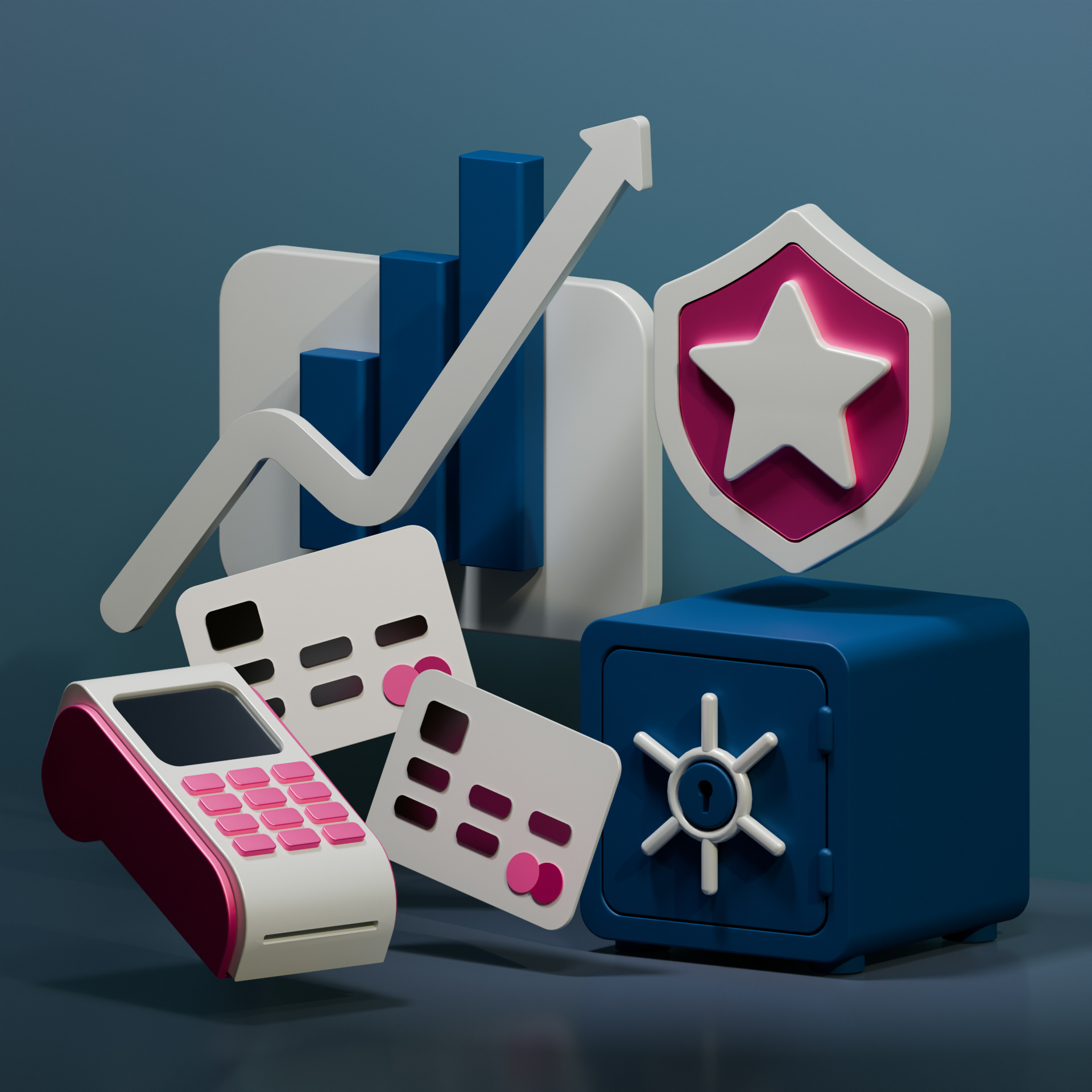 3D Banking Toolkit — Изображение №9 — Иллюстрация, 3D на Dprofile