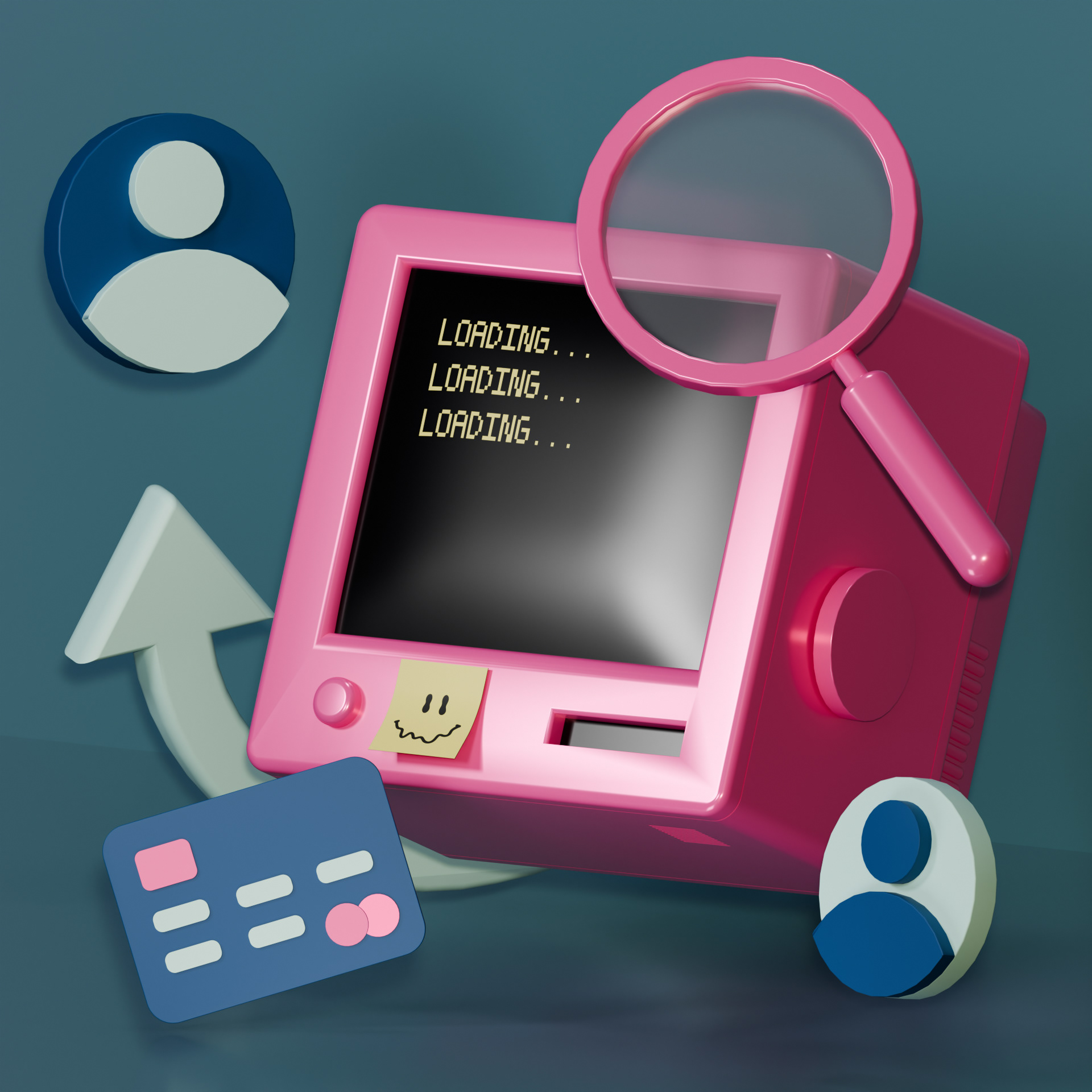 3D Banking Toolkit — Изображение №12 — Иллюстрация, 3D на Dprofile
