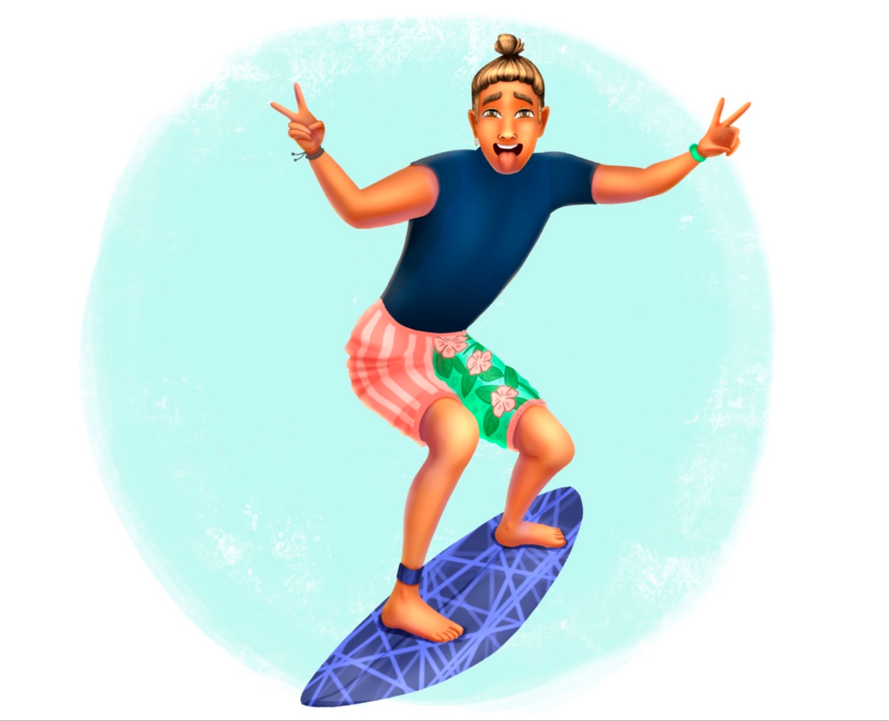surfer — Иллюстрация на Dprofile