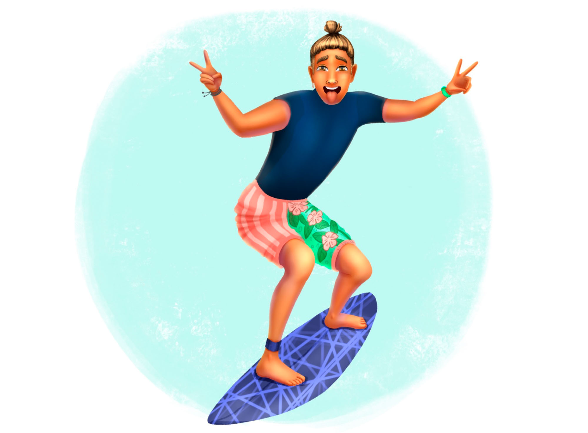 surfer — Изображение №3 — Иллюстрация на Dprofile