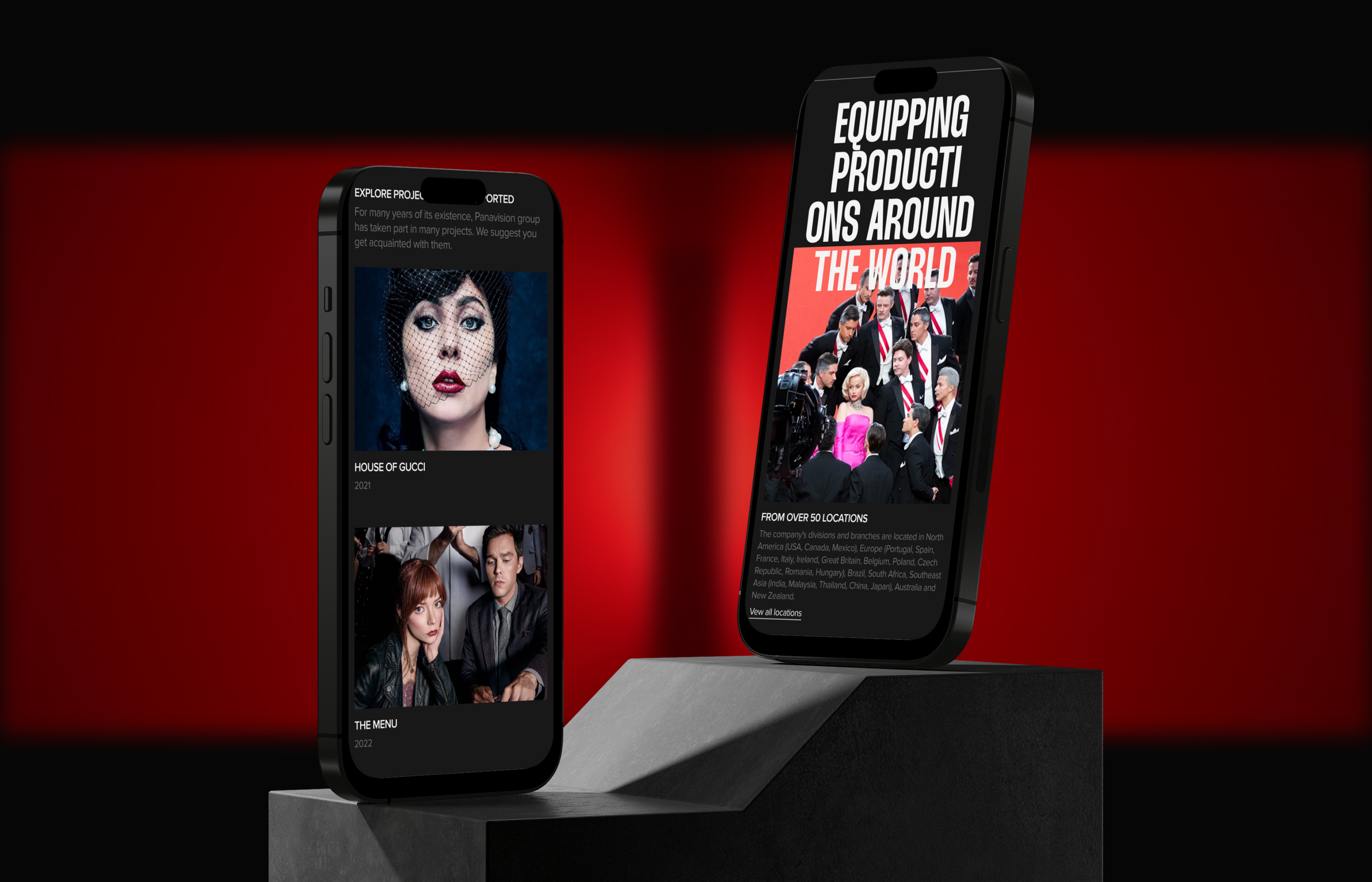 PANAVISION | Corporate Website Redesign — Изображение №3 — Интерфейсы, Брендинг на Dprofile