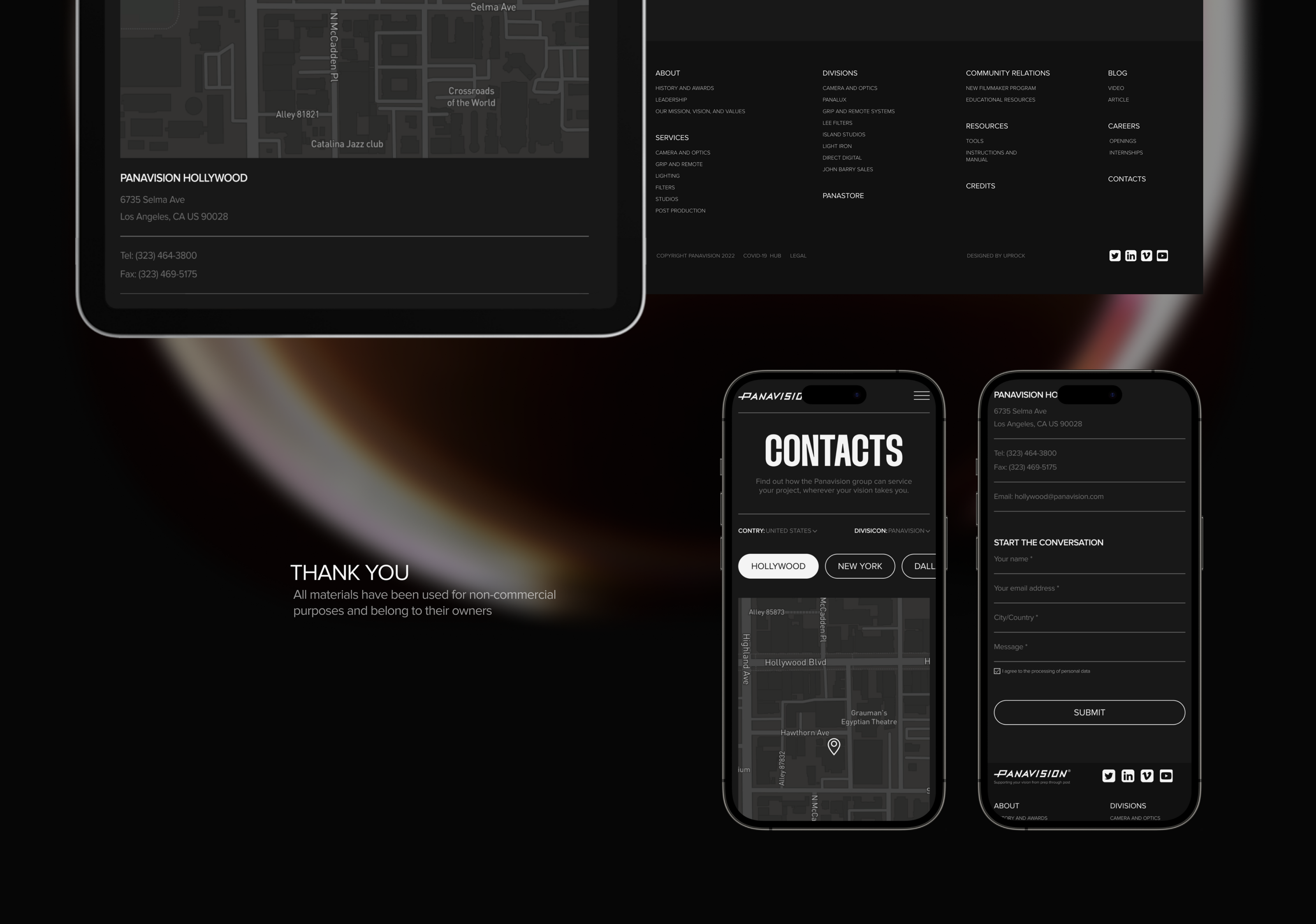 PANAVISION | Corporate Website Redesign — Изображение №16 — Интерфейсы, Брендинг на Dprofile