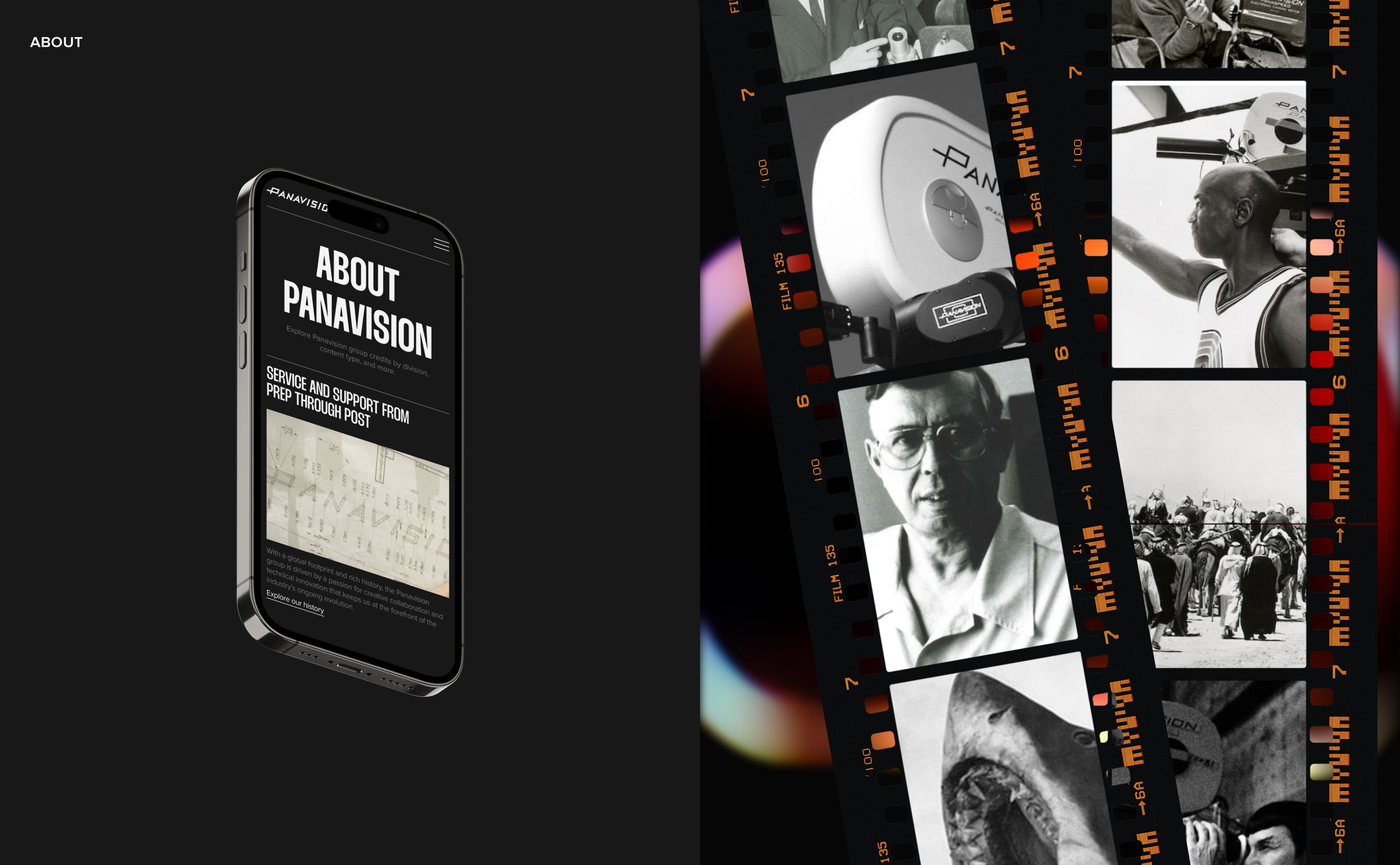 PANAVISION | Corporate Website Redesign — Изображение №8 — Интерфейсы, Брендинг на Dprofile