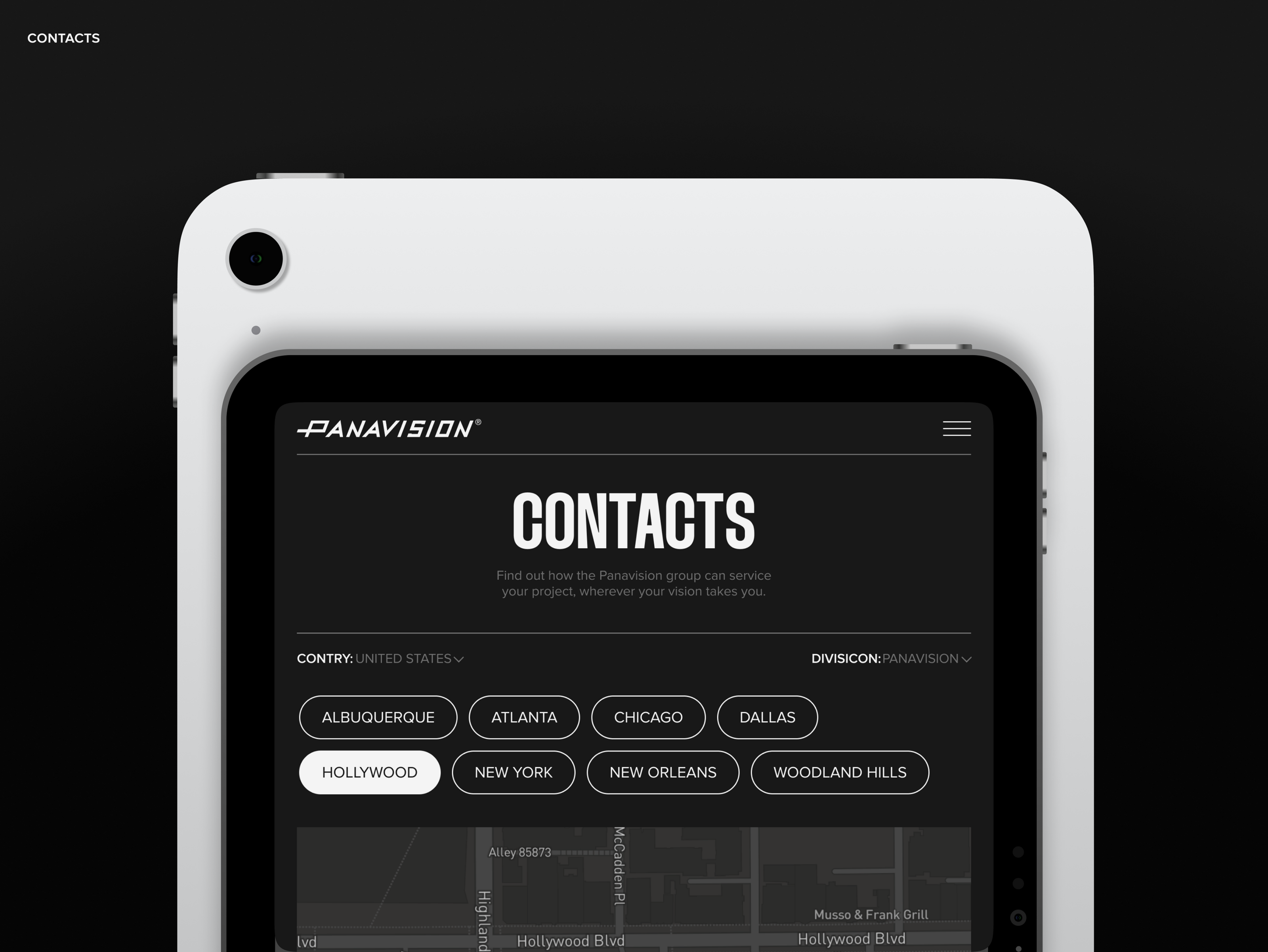 PANAVISION | Corporate Website Redesign — Изображение №14 — Интерфейсы, Брендинг на Dprofile