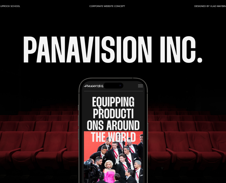 PANAVISION | Corporate Website Redesign — Интерфейсы, Брендинг на Dprofile
