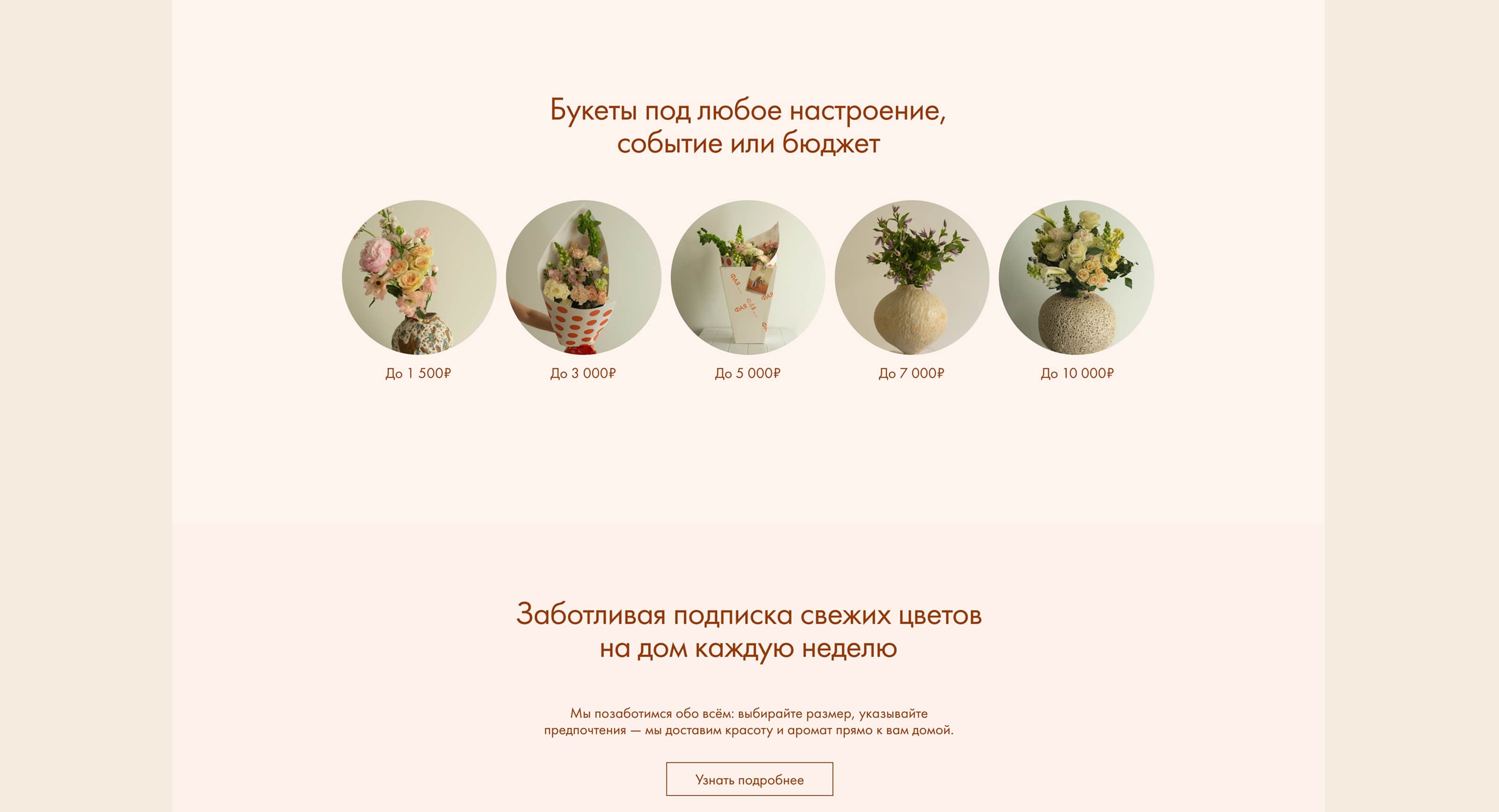 Интернет-магазин цветов — Изображение №8 — Интерфейсы на Dprofile