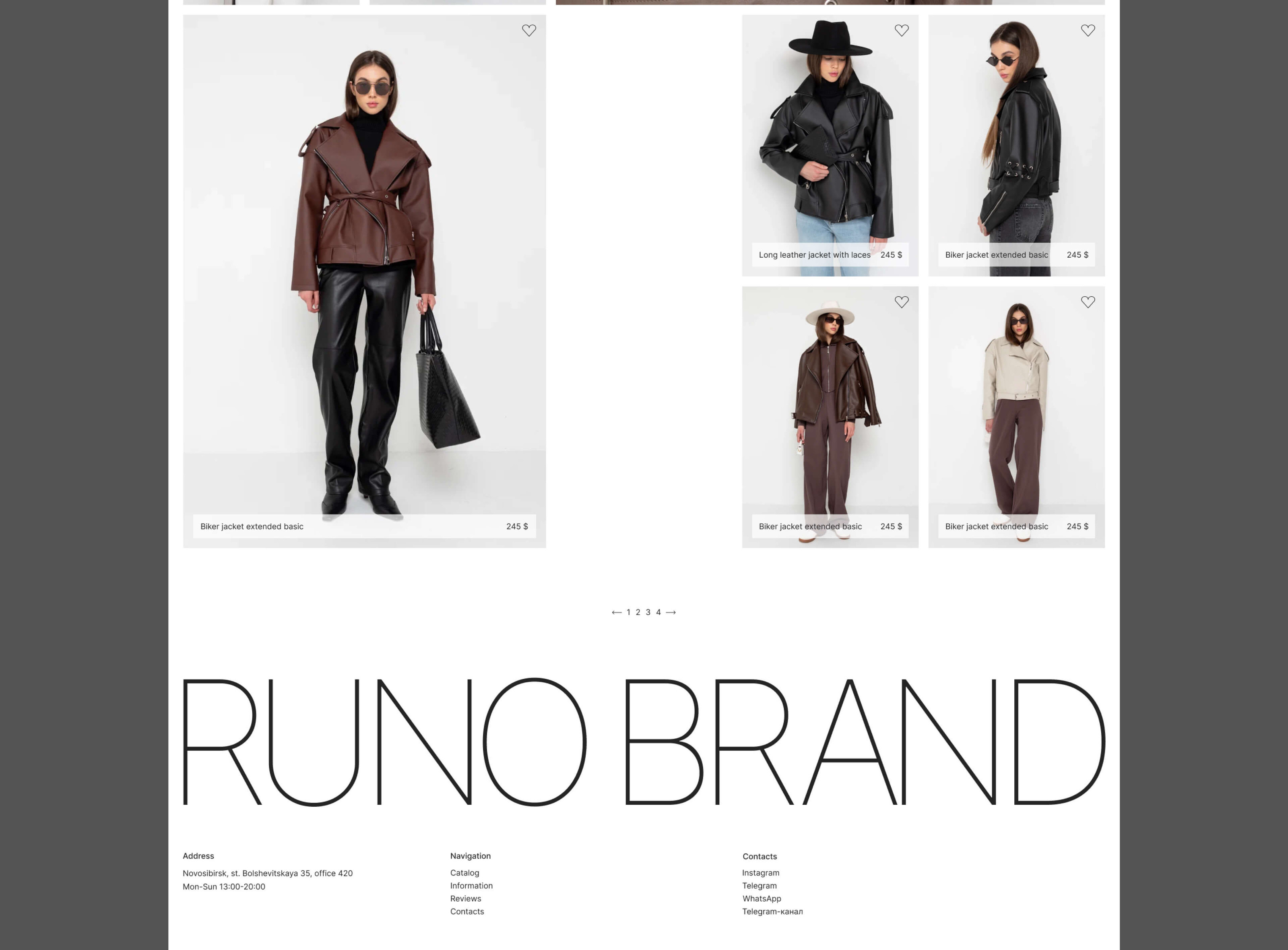 Интернет-магазин для женской одежды — Изображение №9 — Интерфейсы на Dprofile