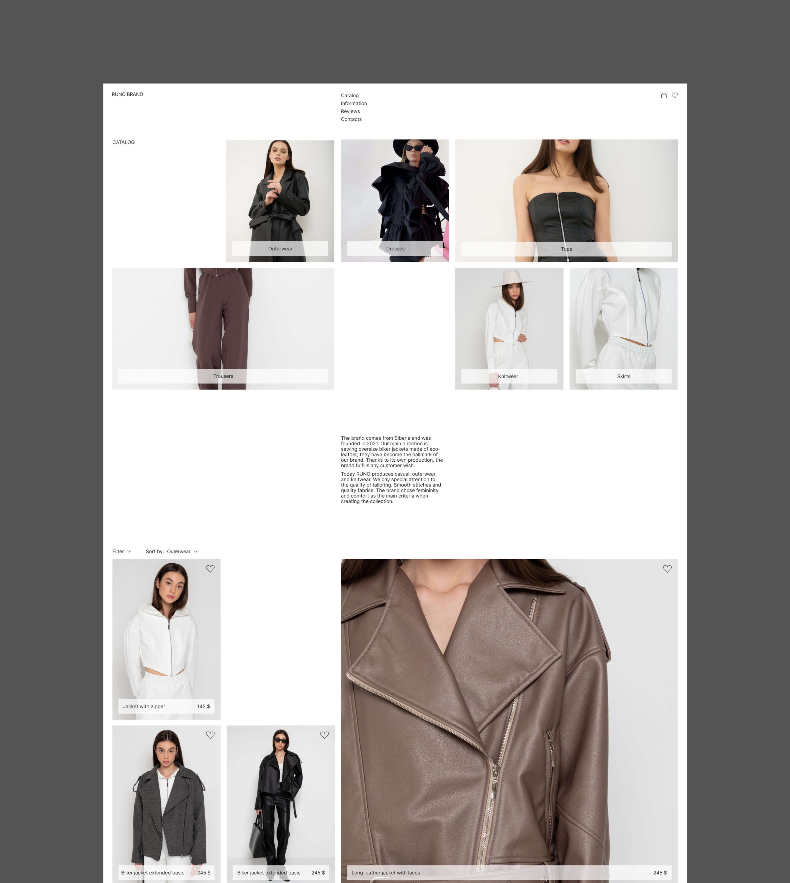 Интернет-магазин для женской одежды — Изображение №8 — Интерфейсы на Dprofile