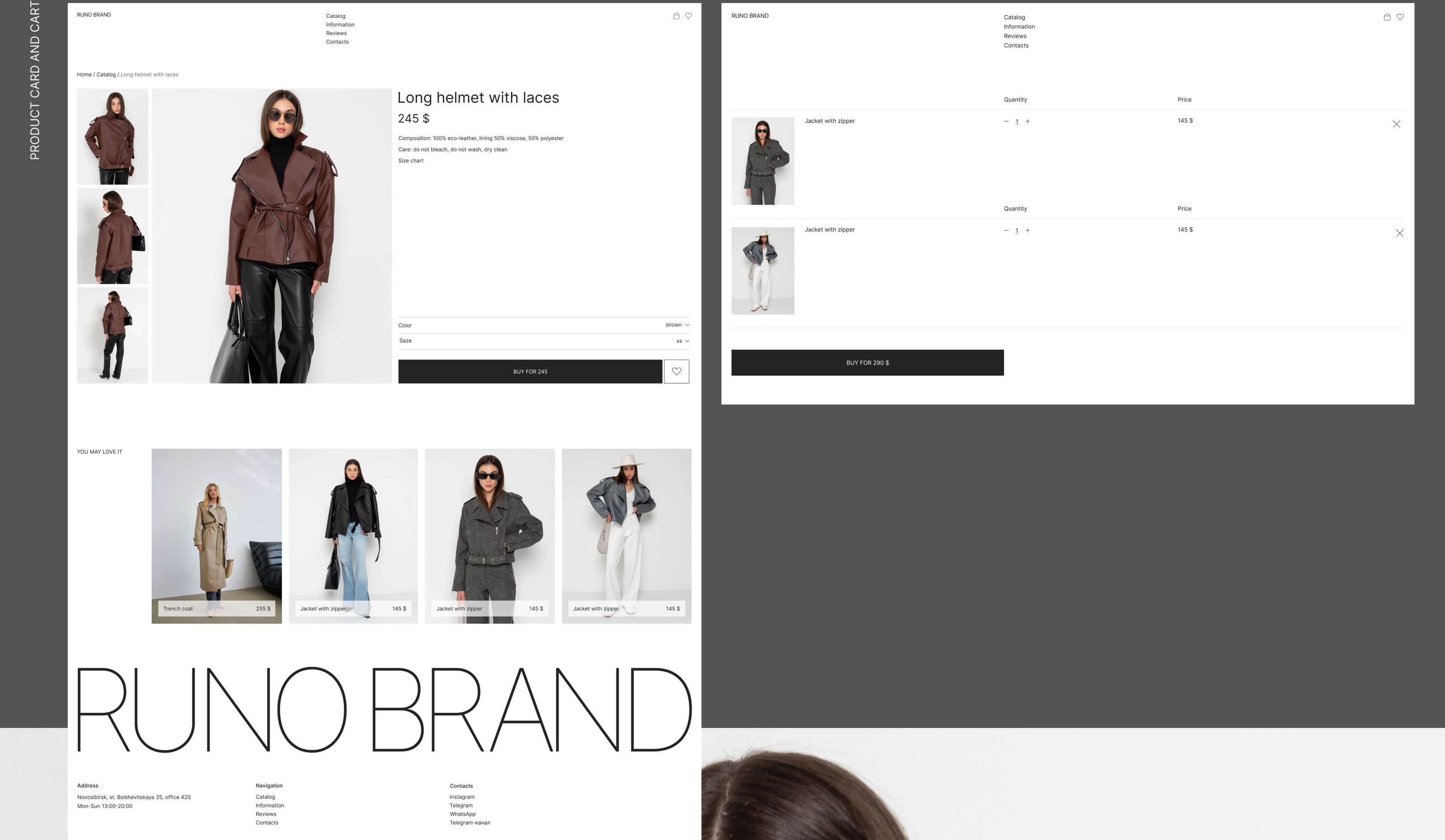 Интернет-магазин для женской одежды — Изображение №11 — Интерфейсы на Dprofile