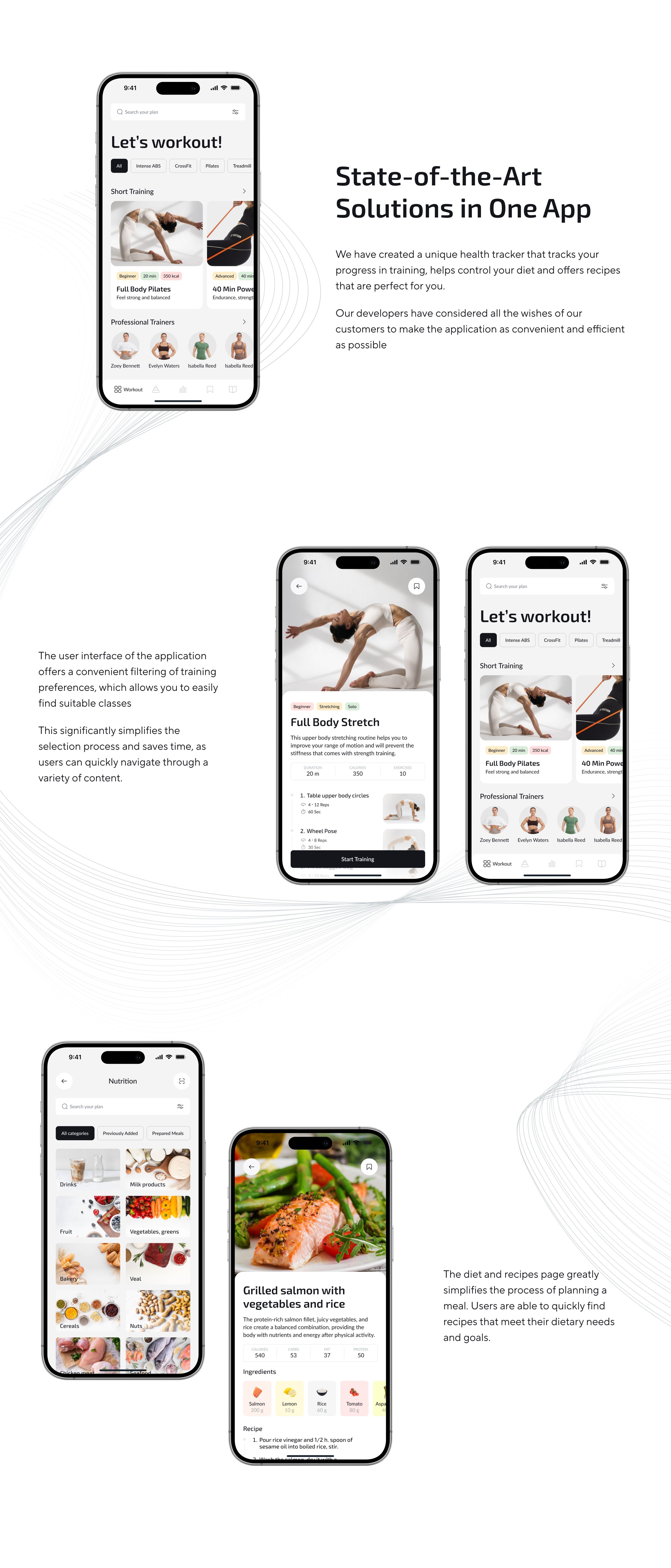 FlexFlow - Fitness Tracker Mobile App UI/UX Design — Изображение №6 — Интерфейсы на Dprofile