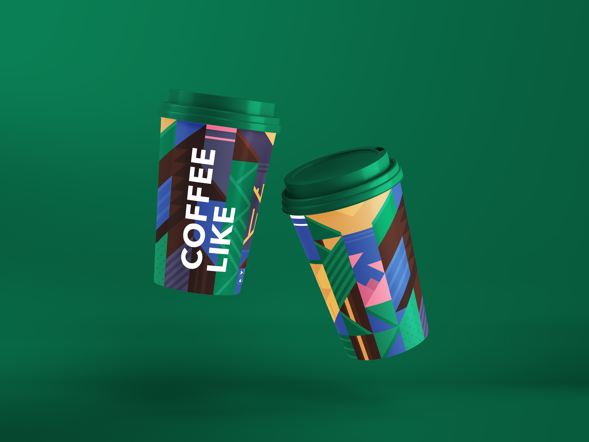 Многогранный стакан для COFFEE LIKE — Изображение №8 — Брендинг на Dprofile