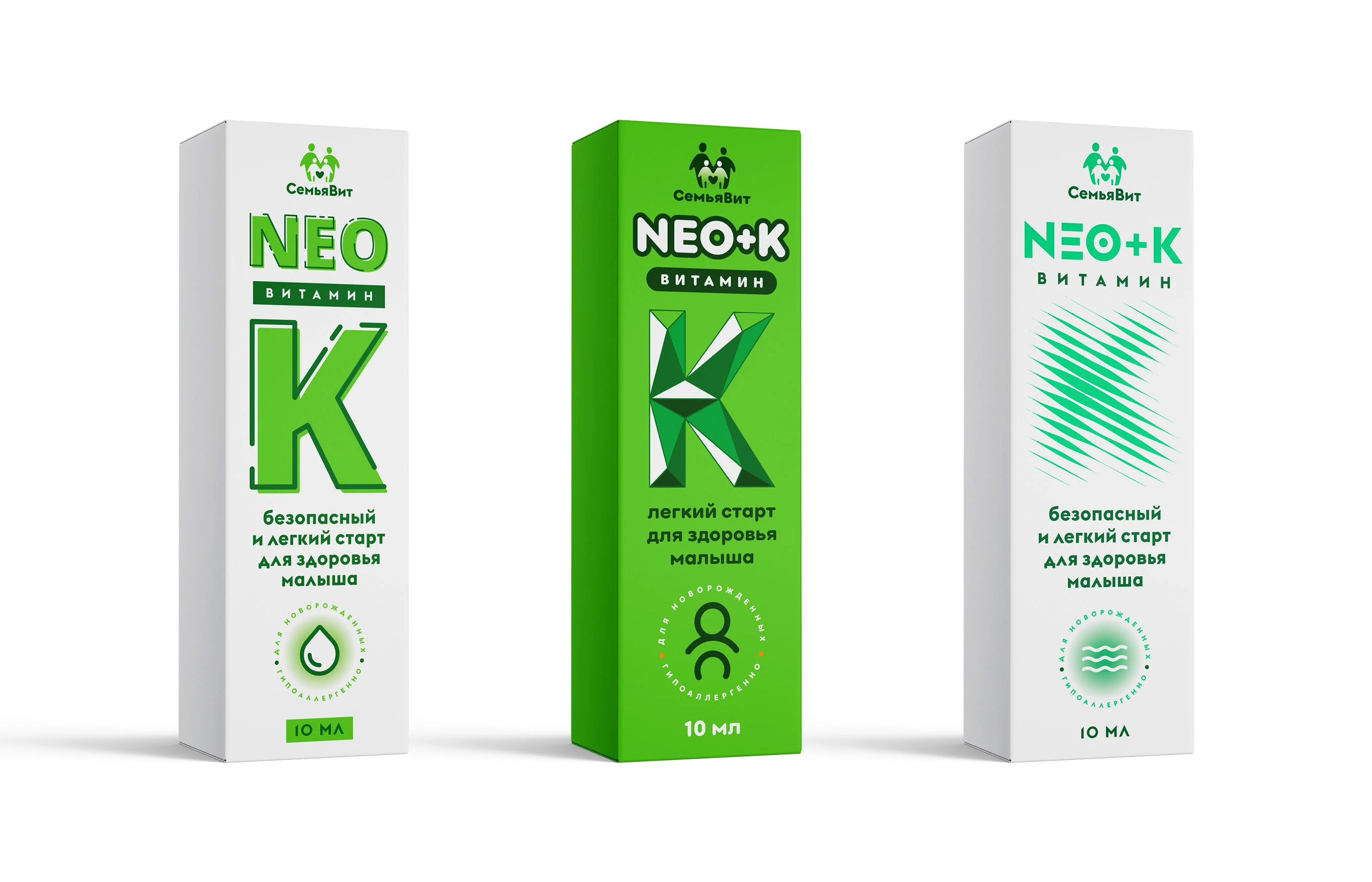 Логотип «СемьяВит» и упаковка Neo-K 2025 — Изображение №10 — Брендинг, Графика на Dprofile