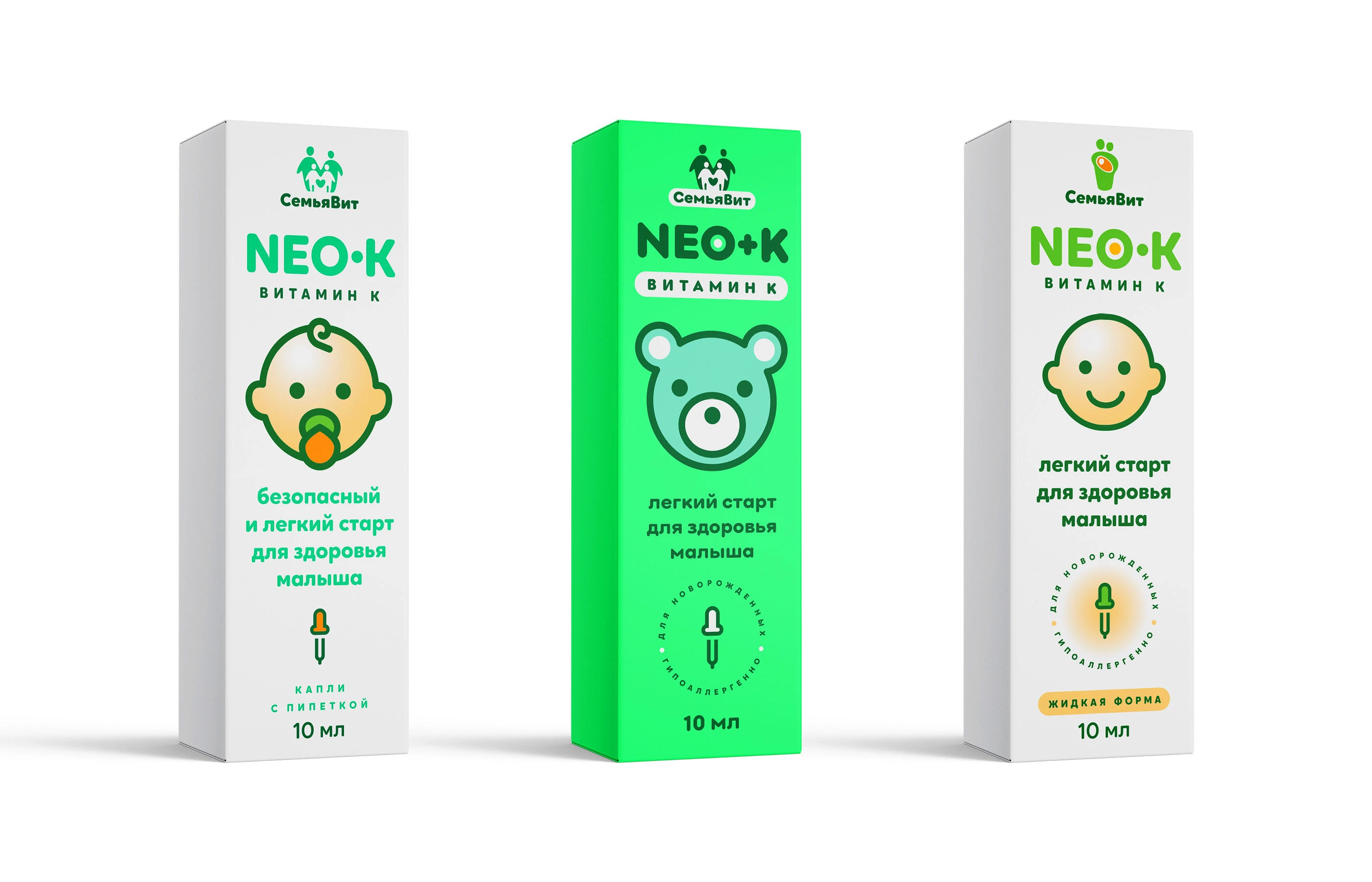 Логотип «СемьяВит» и упаковка Neo-K 2025 — Изображение №4 — Брендинг, Графика на Dprofile
