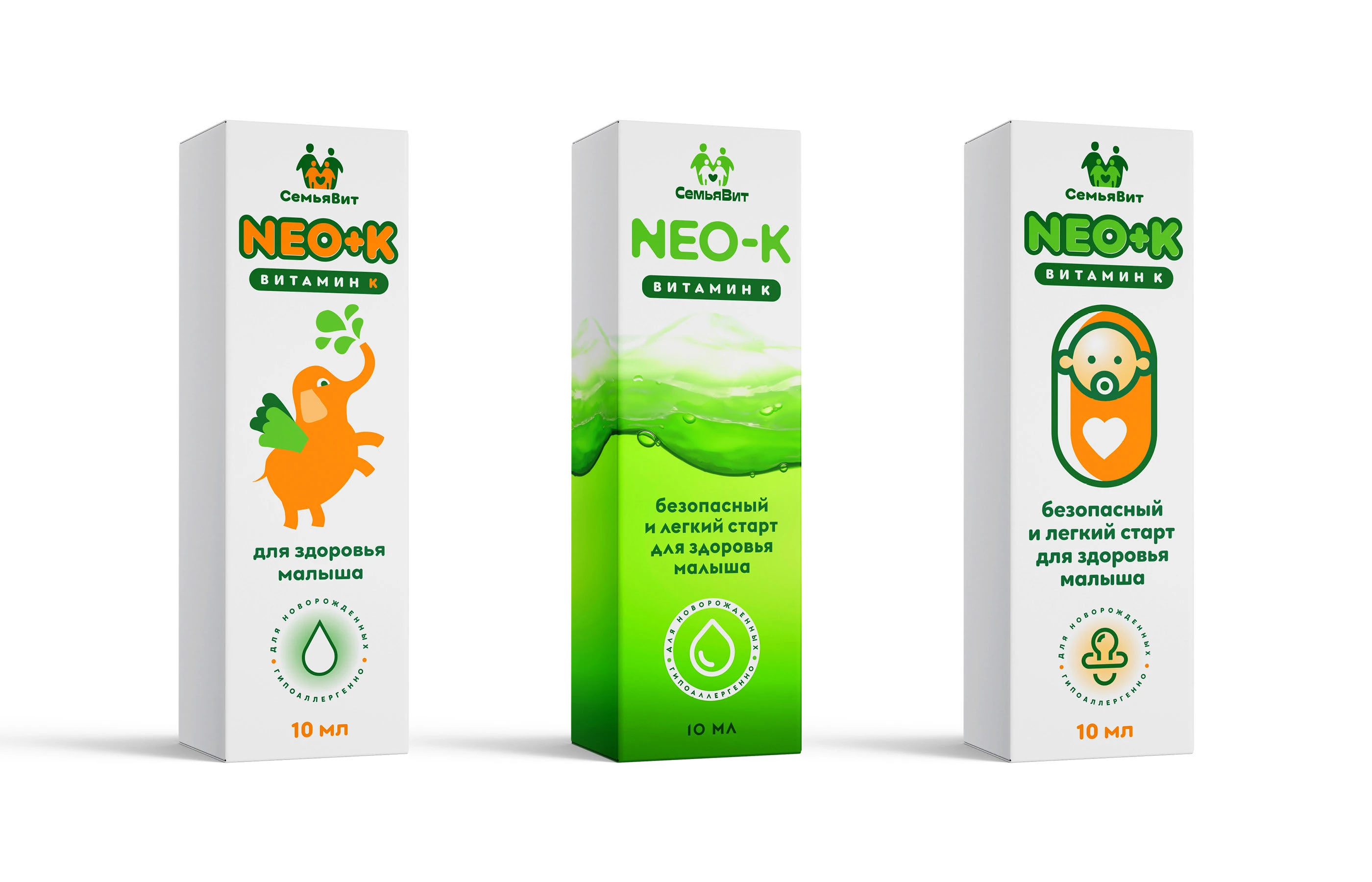 Логотип «СемьяВит» и упаковка Neo-K 2025 — Изображение №8 — Брендинг, Графика на Dprofile