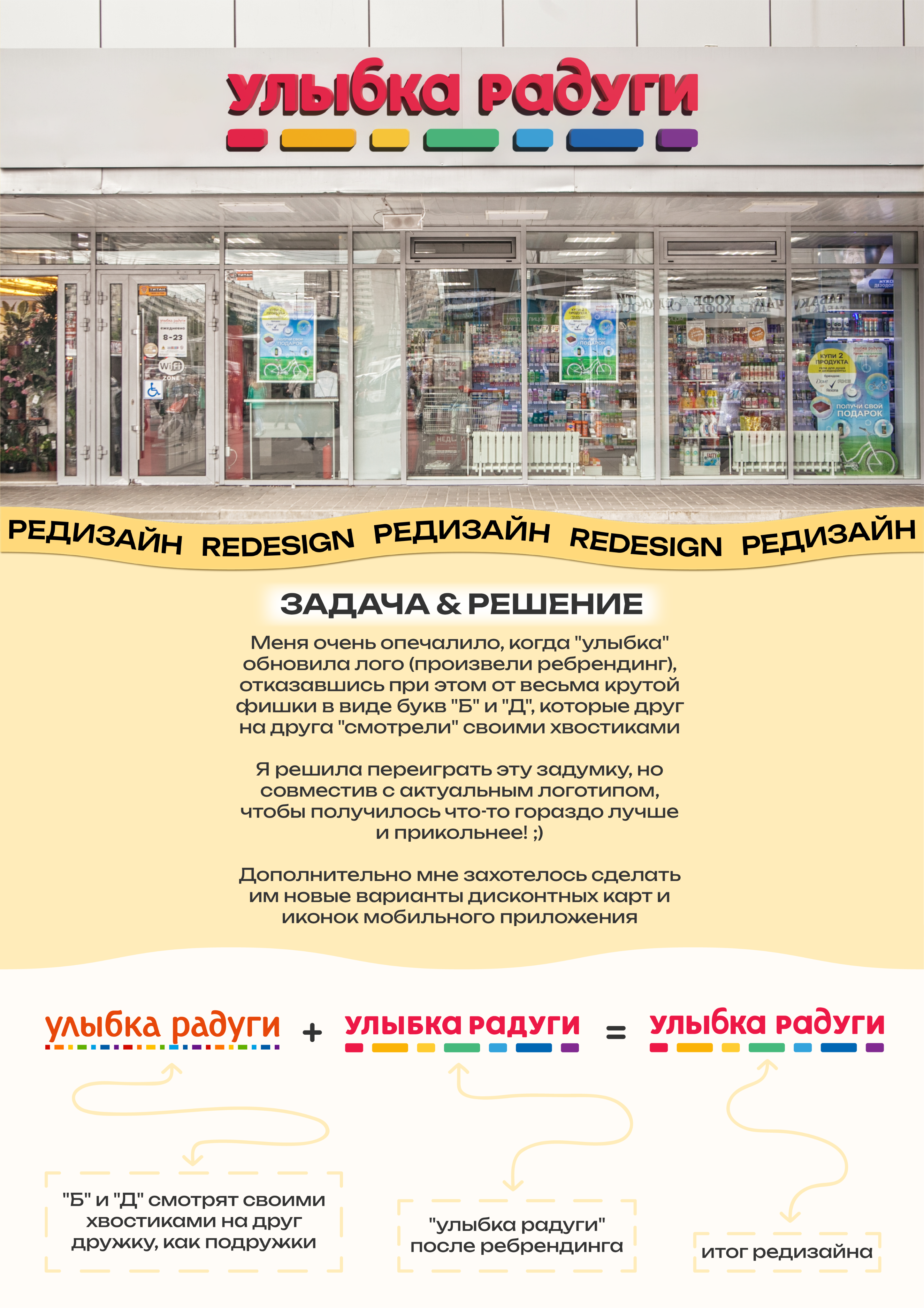 редизайн логотипа улыбка радуги | Identity & redesign — Изображение №1 — Брендинг на Dprofile