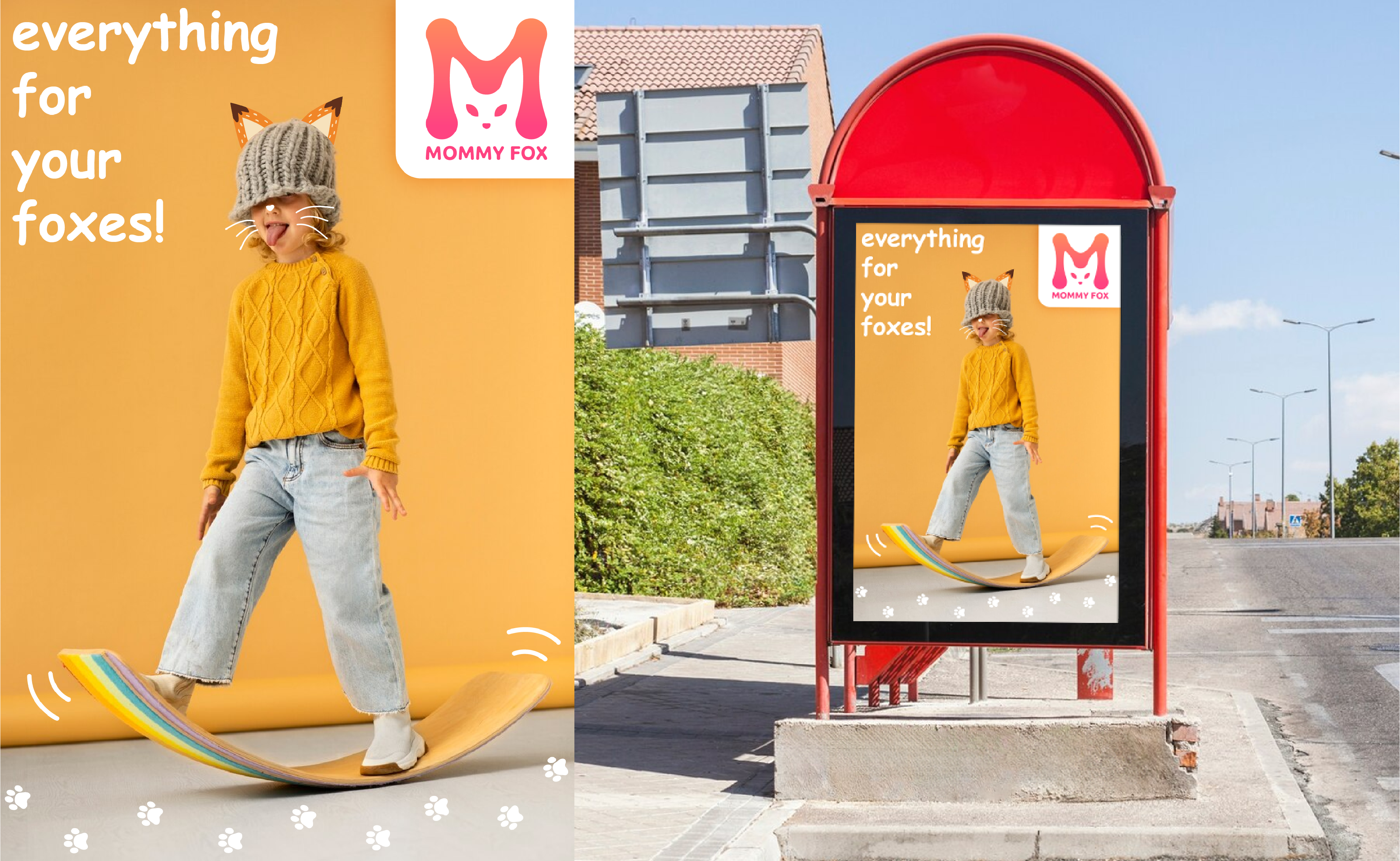MOMMY FOX | детский магазин |child store|branding — Изображение №10 — Брендинг на Dprofile