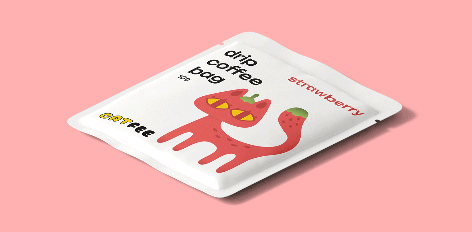 CATFEE Ӏ DRIP COFFEE PACKAGING Ӏ ДРИП КОФЕ — Изображение №8 — Брендинг, Иллюстрация на Dprofile