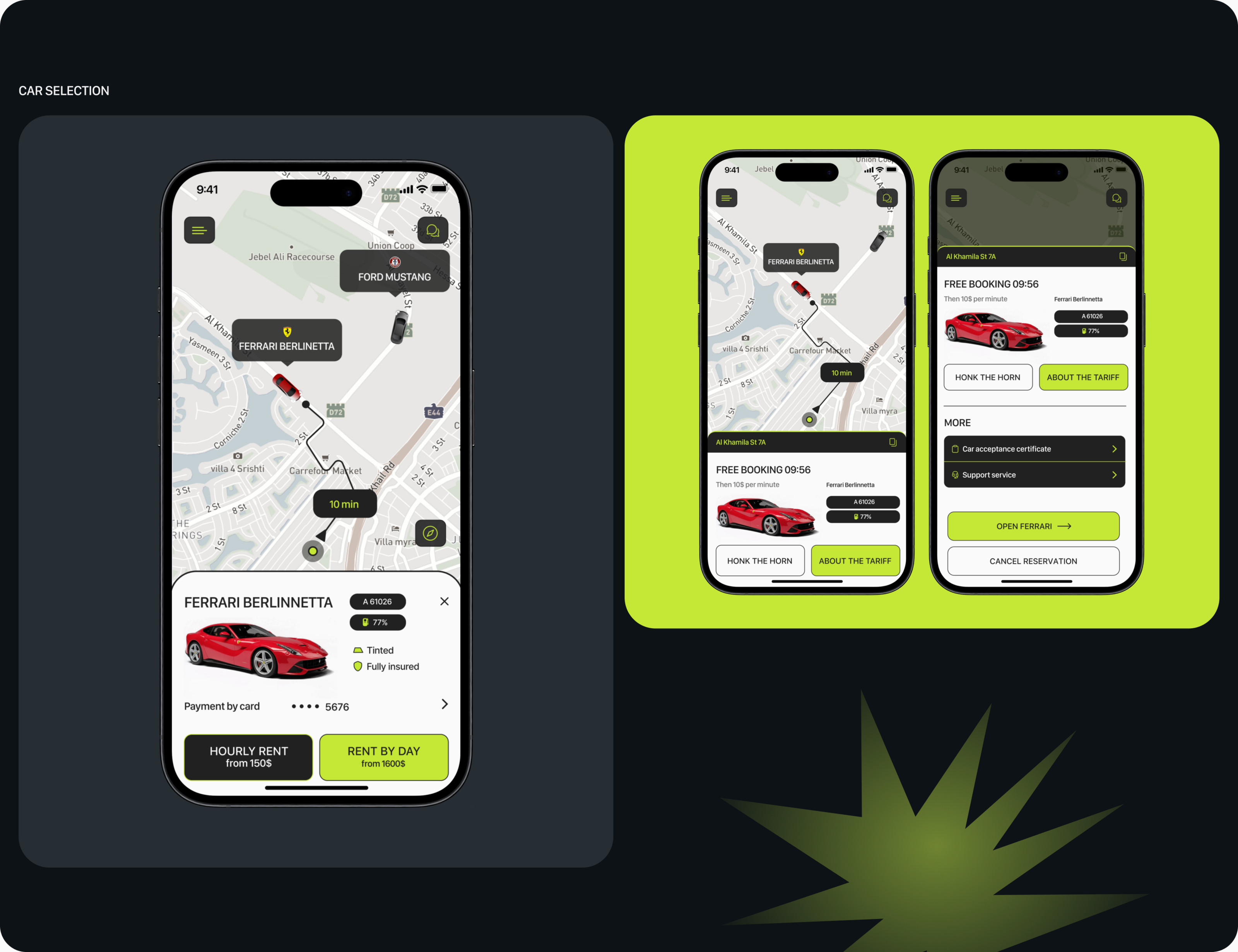 Дизайн мобильного приложения каршеринга Bring Lux | UX/UI — Изображение №17 — Интерфейсы на Dprofile