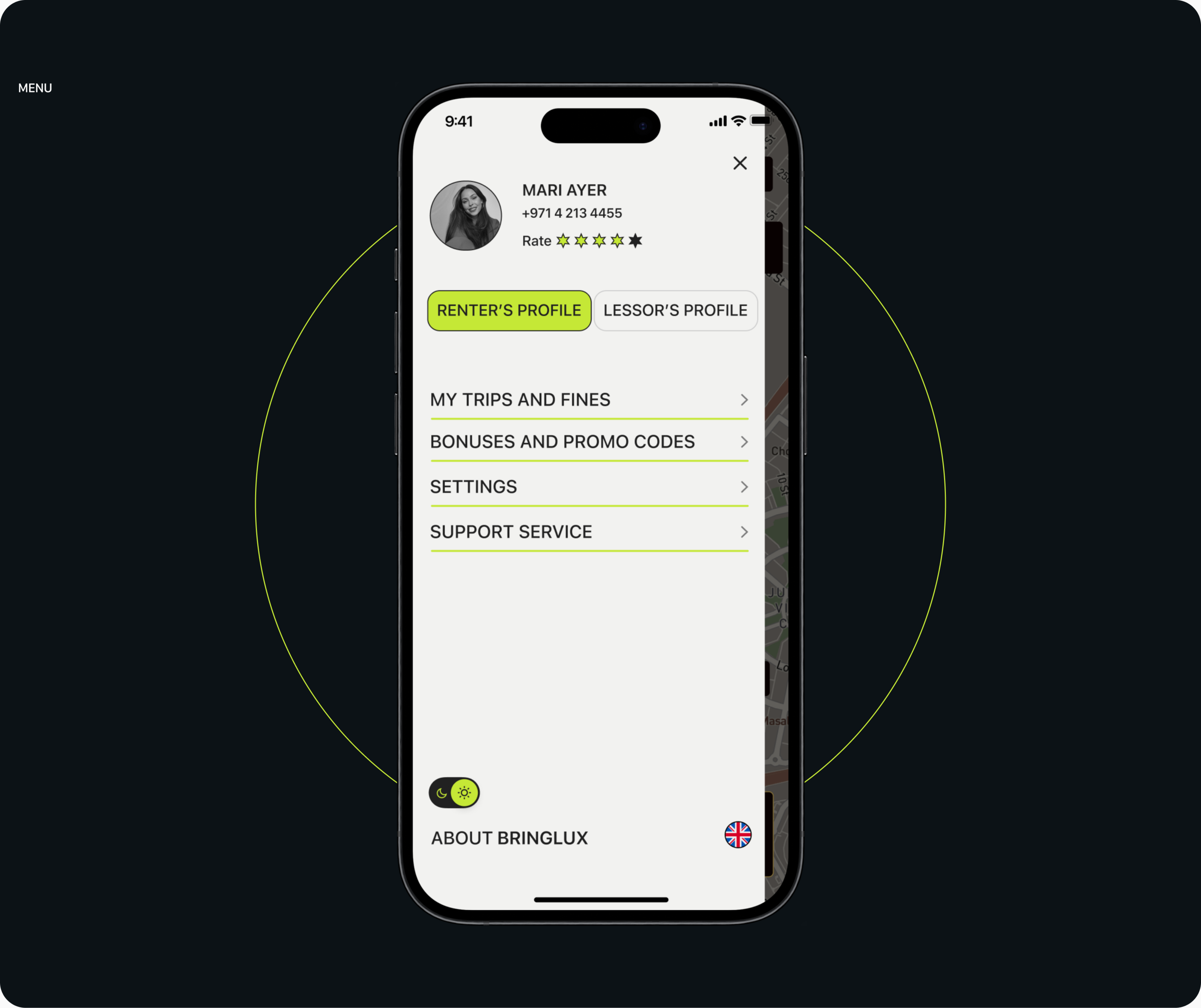 Дизайн мобильного приложения каршеринга Bring Lux | UX/UI — Изображение №20 — Интерфейсы на Dprofile