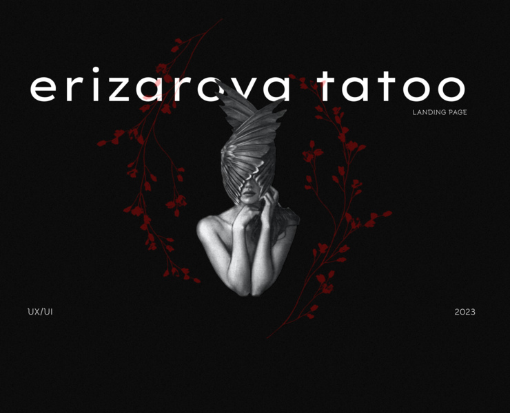 Сайт визитка мастера тату — Интерфейсы на Dprofile