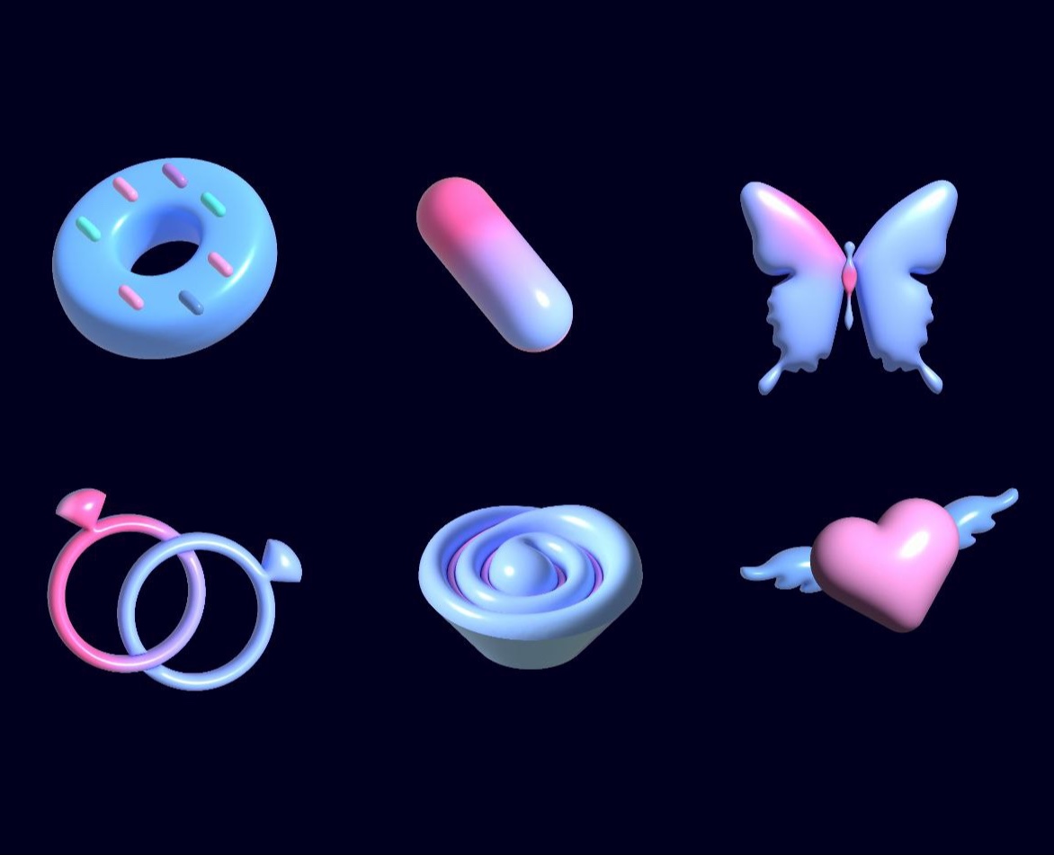 Анимированные 3D иконки — Иллюстрация, Анимация на Dprofile
