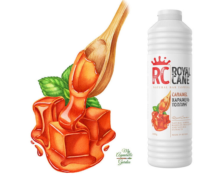 Watercolor illustrations for Royal Cane (Russia) на Dprofile