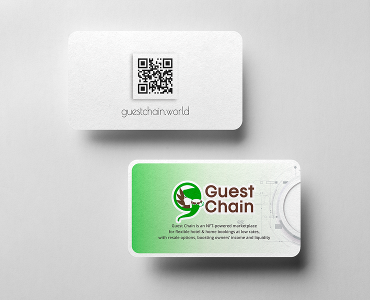 business card guest chain — Графика, Маркетинг на Dprofile