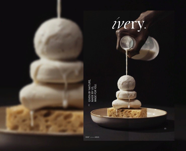 "Ivery" soap / visual identity на Dprofile