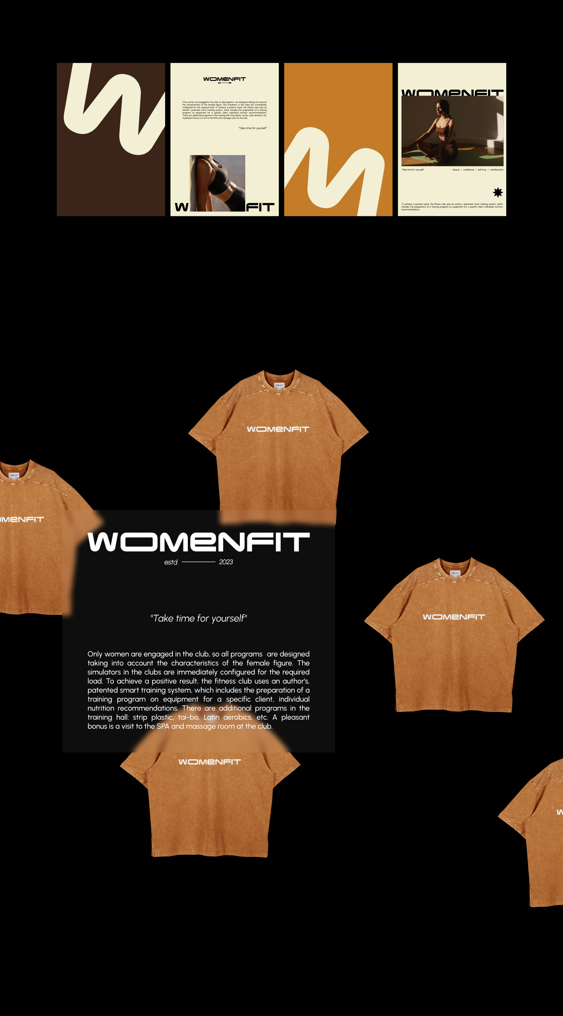 WOMENFIT sports club / logotype / visual identity — Изображение №2 — Брендинг на Dprofile