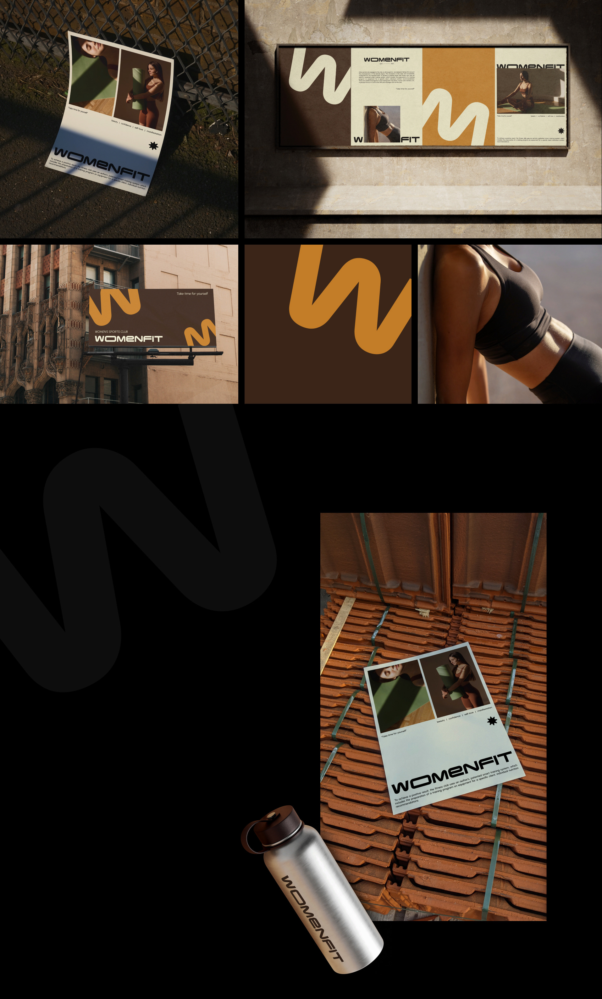 WOMENFIT sports club / logotype / visual identity — Изображение №3 — Брендинг на Dprofile