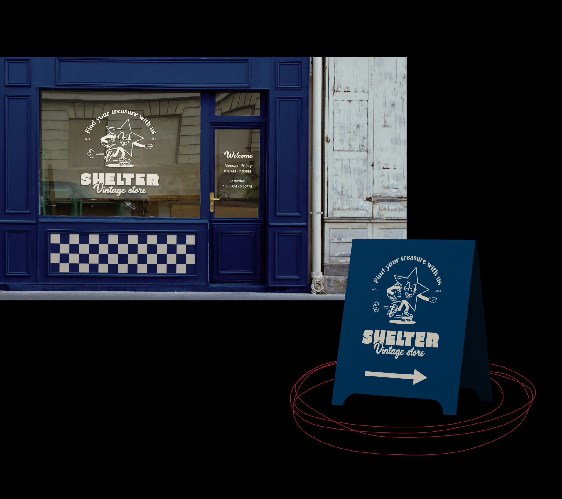 SHELTER | identity for vintage store — Изображение №18 — Брендинг на Dprofile
