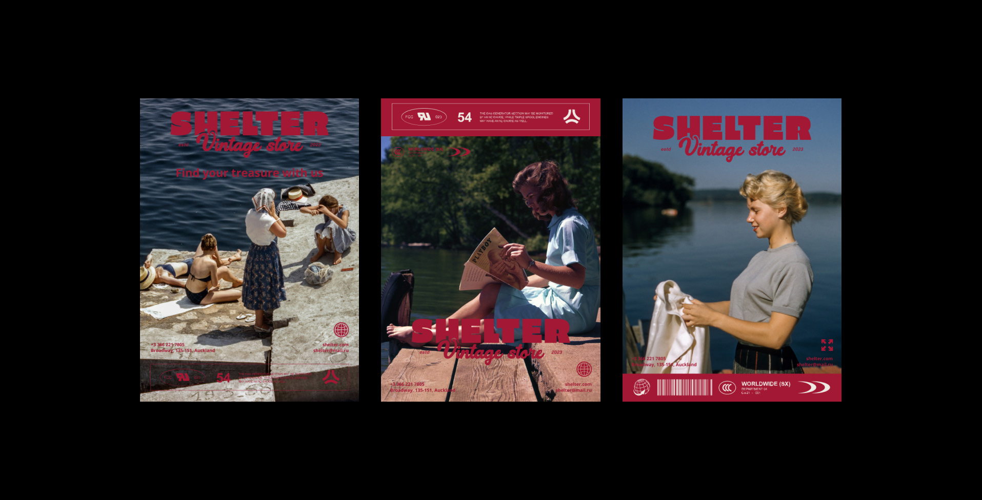 SHELTER | identity for vintage store — Изображение №16 — Брендинг на Dprofile