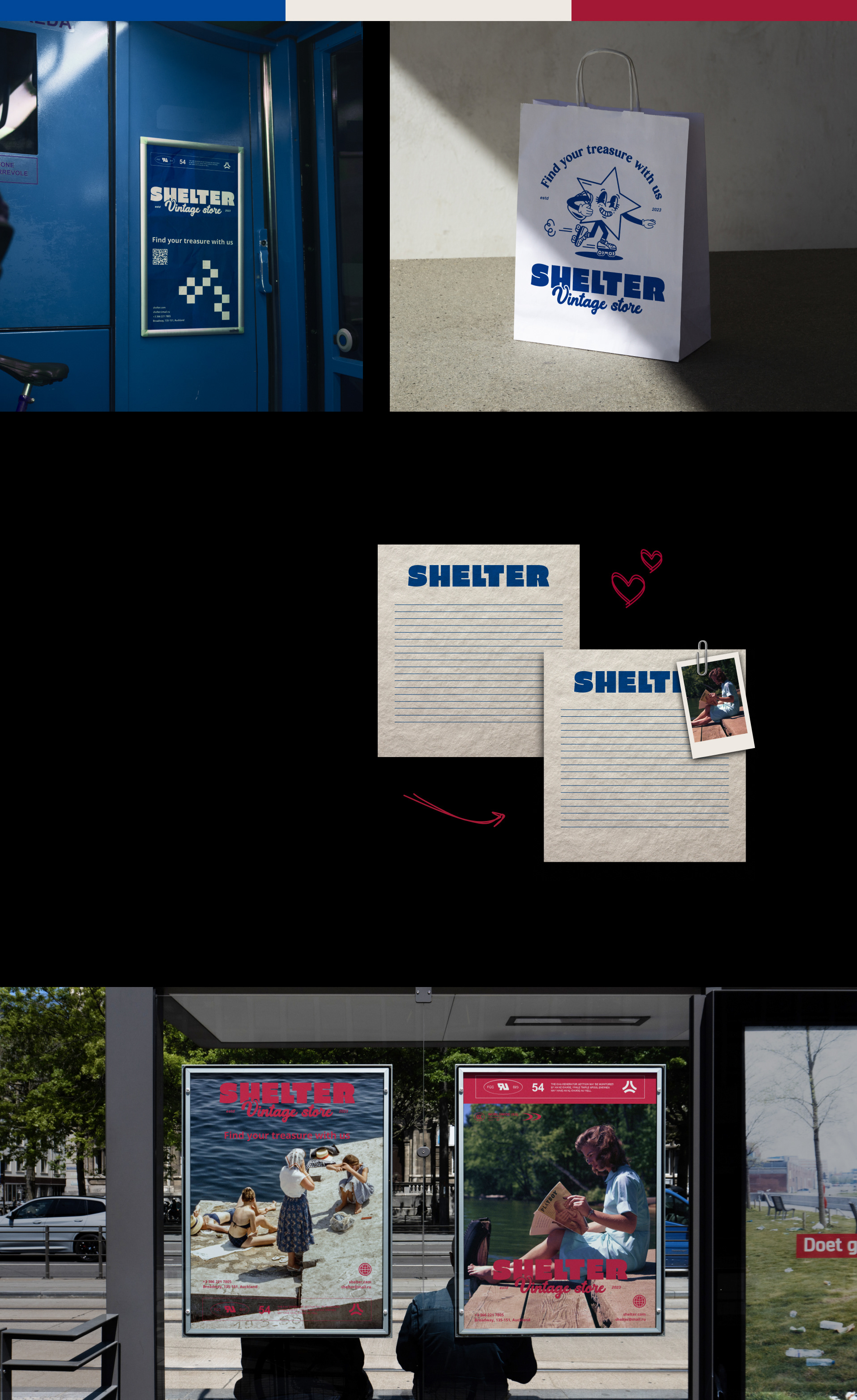 SHELTER | identity for vintage store — Изображение №12 — Брендинг на Dprofile