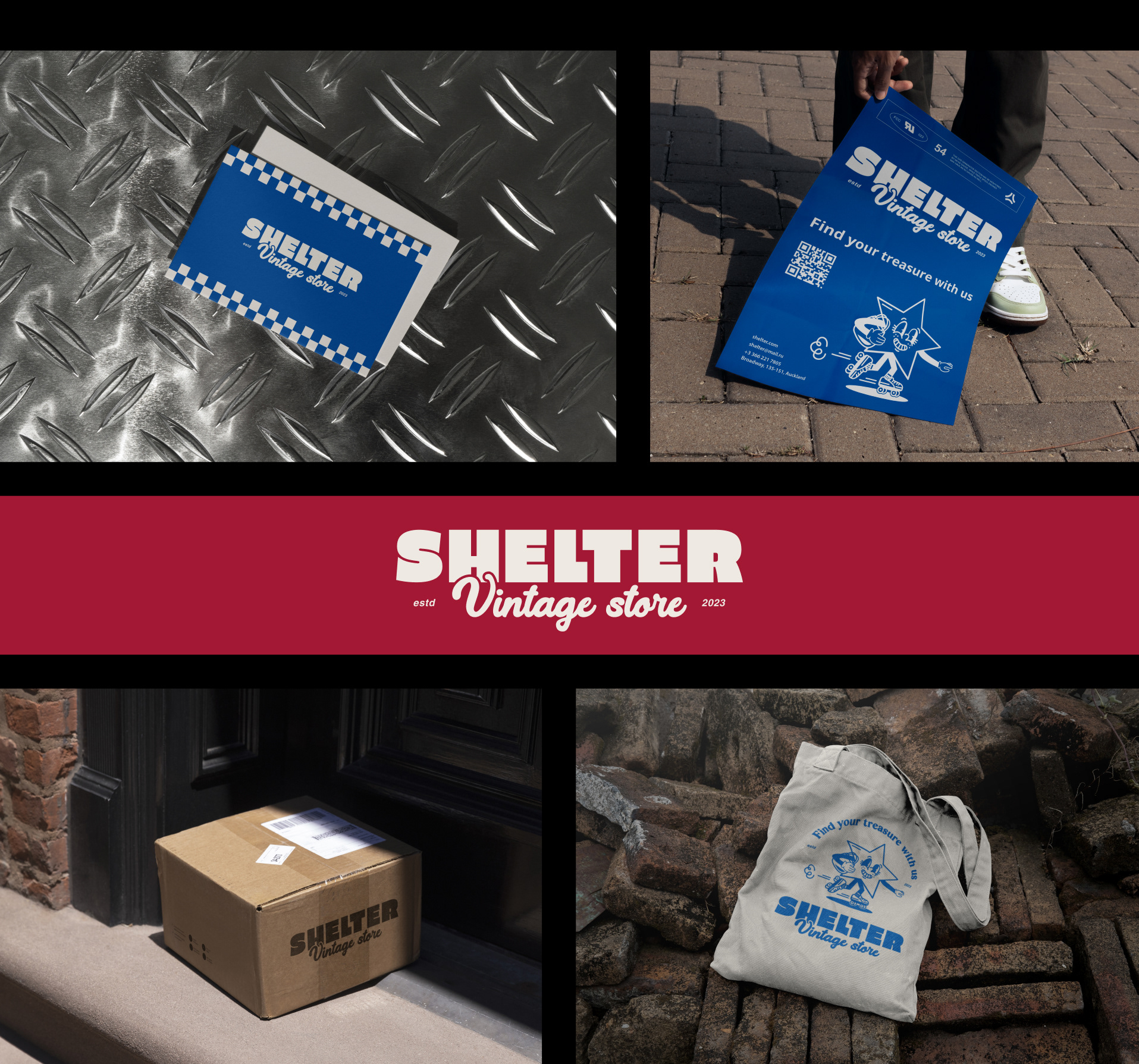 SHELTER | identity for vintage store — Изображение №4 — Брендинг на Dprofile