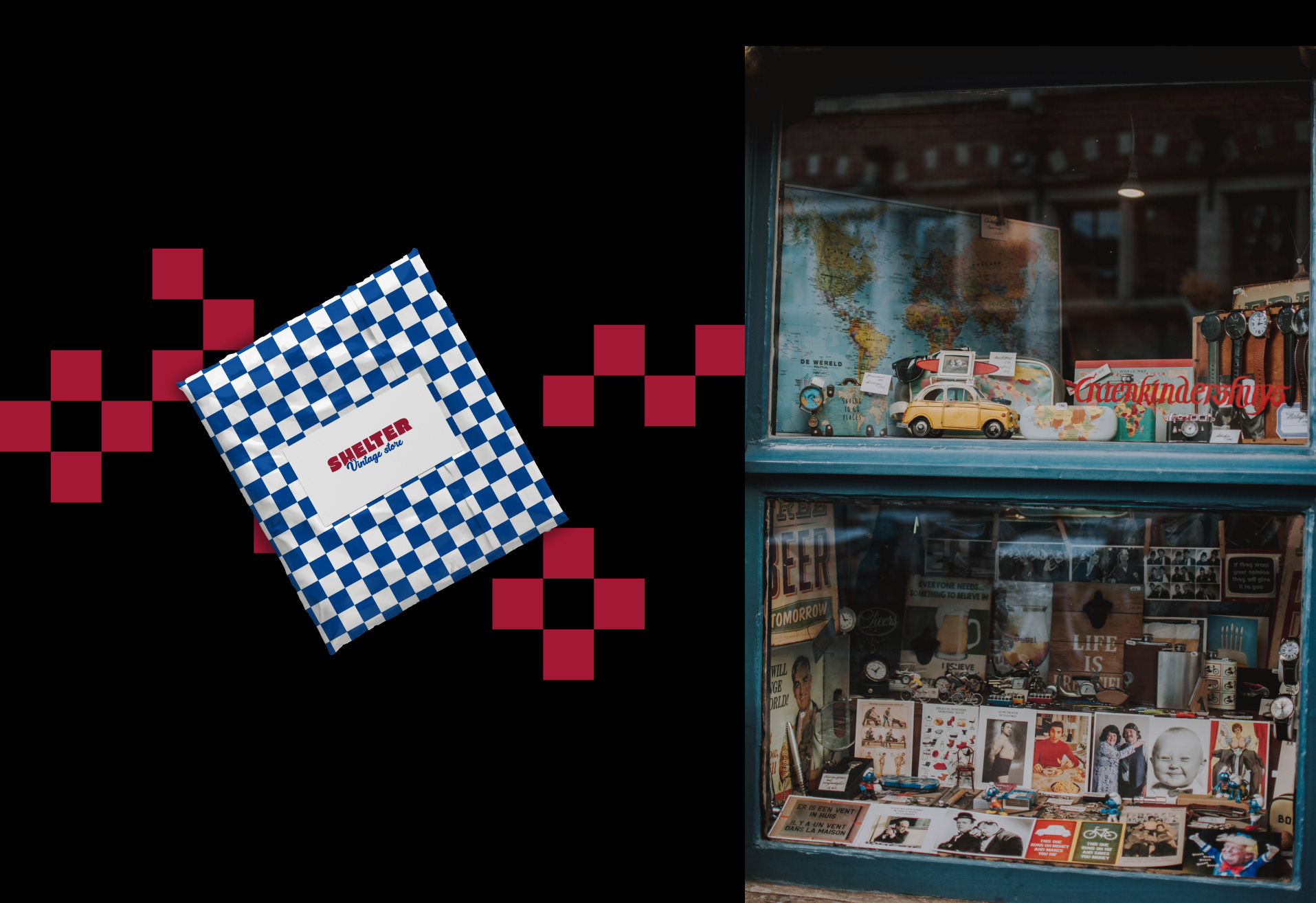 SHELTER | identity for vintage store — Изображение №13 — Брендинг на Dprofile