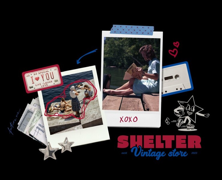 SHELTER | identity for vintage store — Брендинг на Dprofile