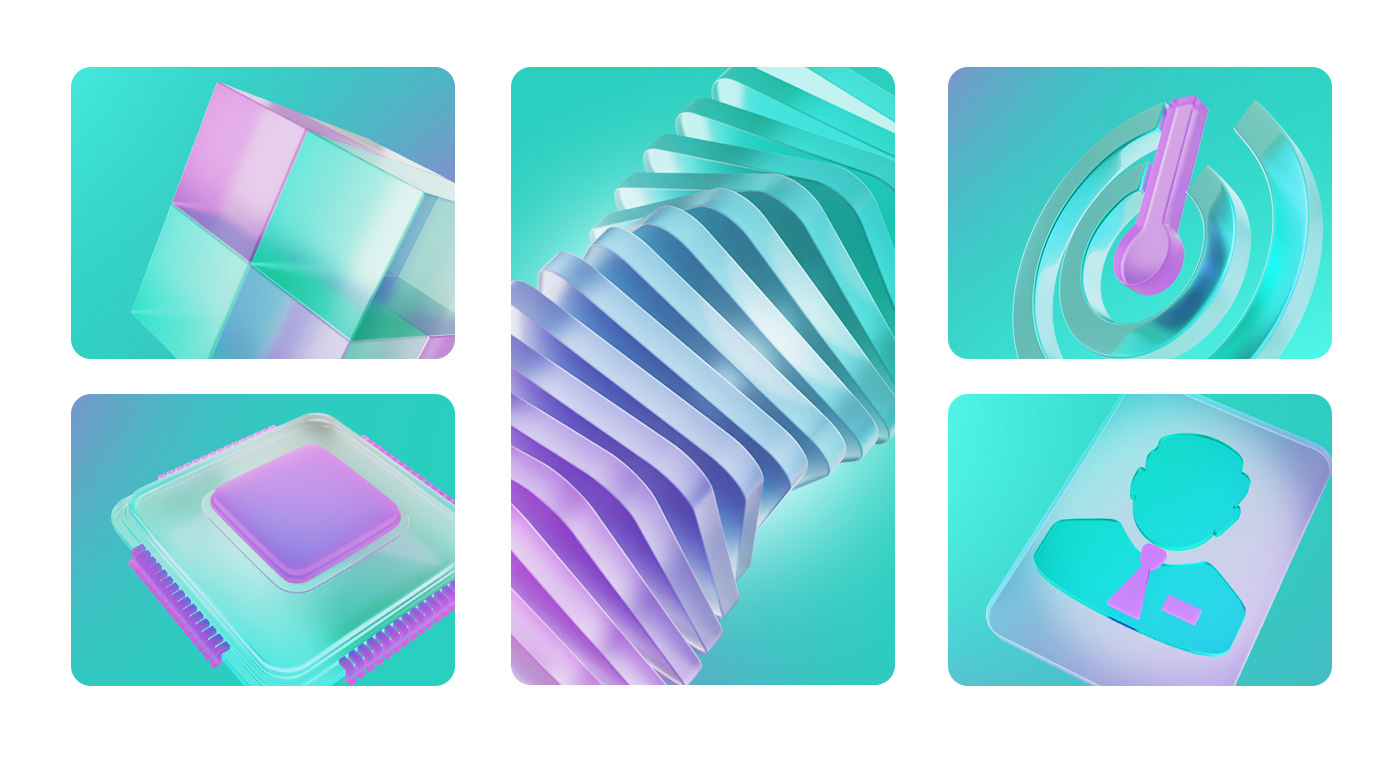 3D иконки | UDV group — Изображение №2 — Иллюстрация, 3D на Dprofile