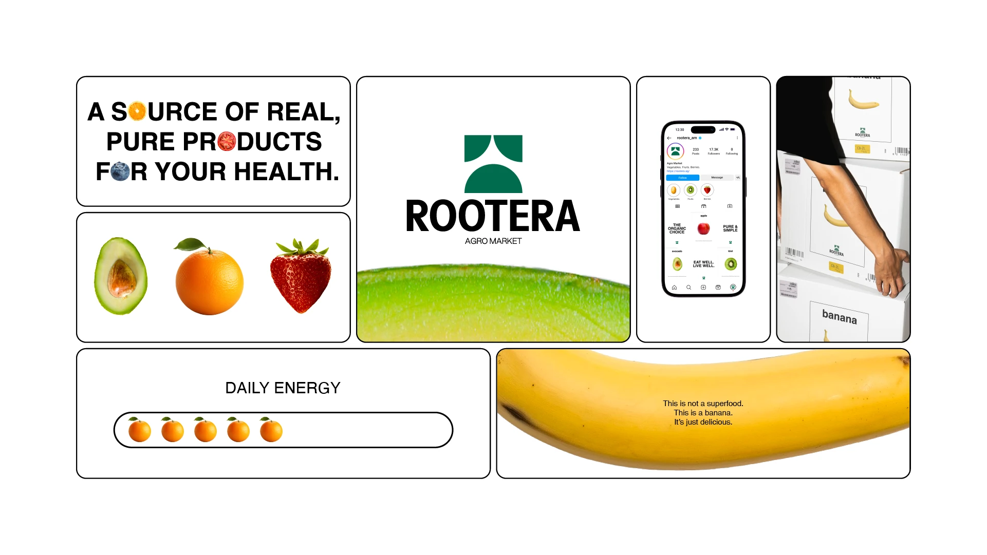 Rootera Agro Market — Изображение №16 — Брендинг, Графика на Dprofile
