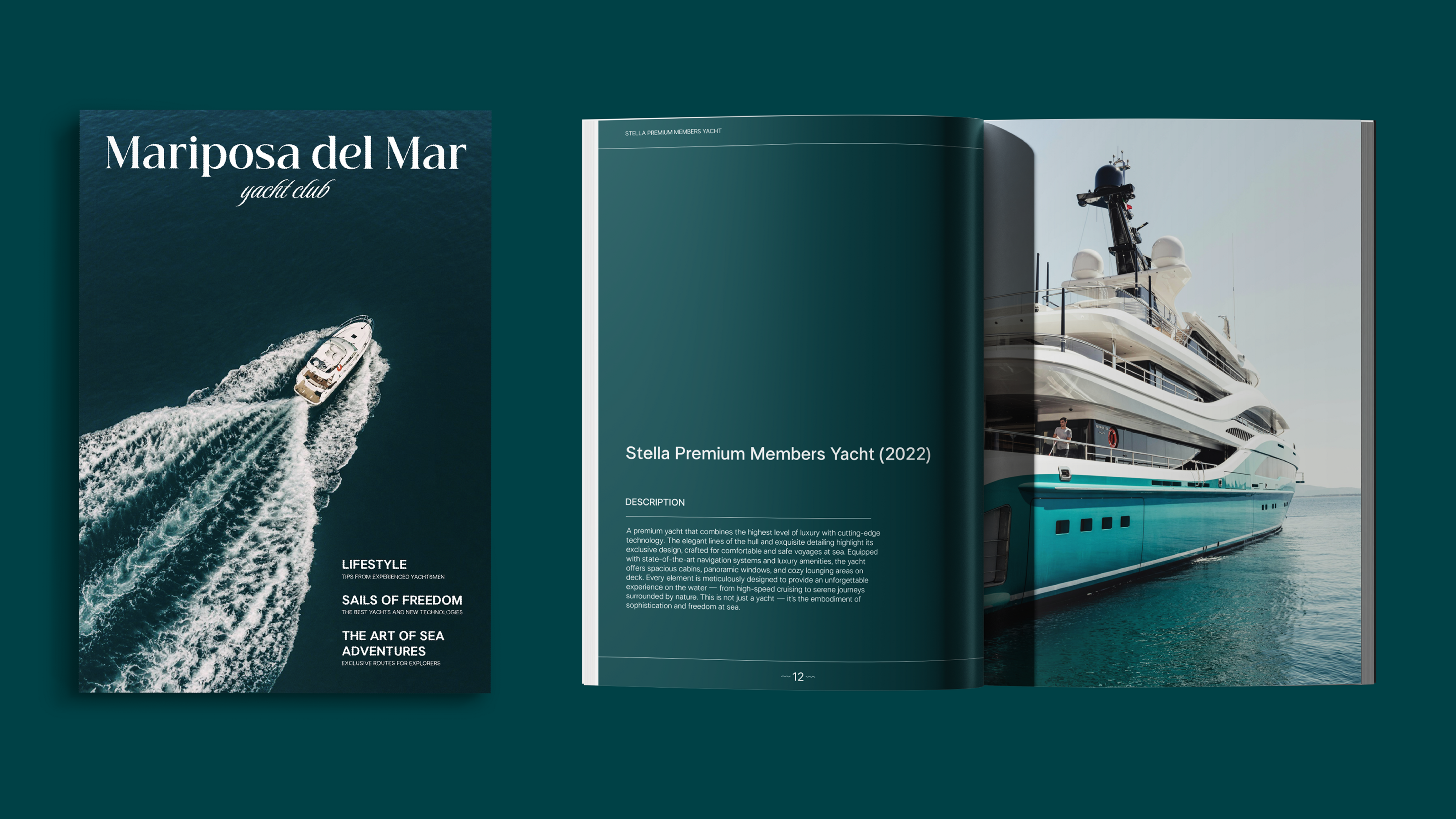 Yacht Club | Brand Identity — Изображение №6 — Брендинг, Графика на Dprofile