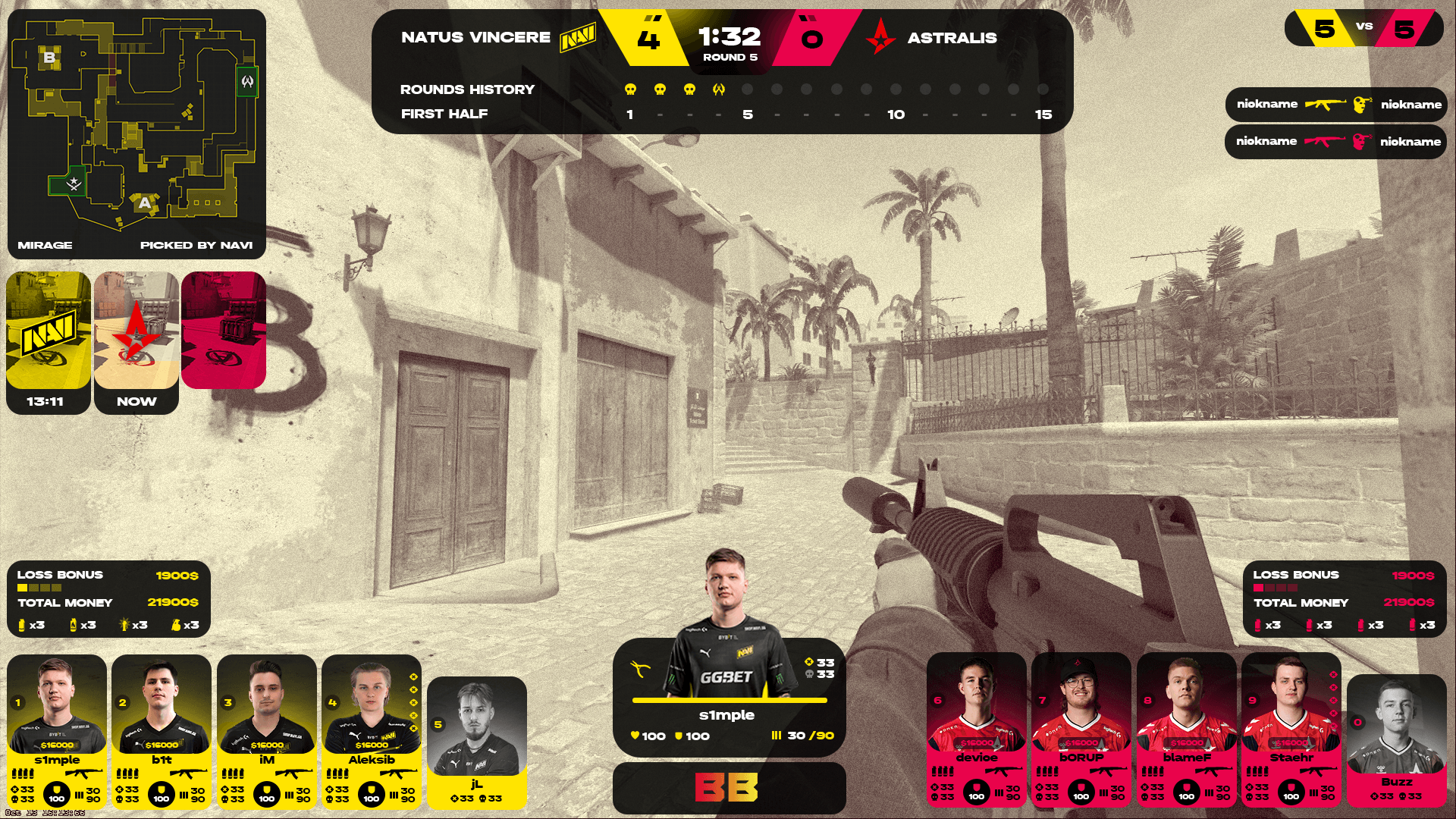 BetBoom HUD — Изображение №6 — Графика, Интерфейсы на Dprofile